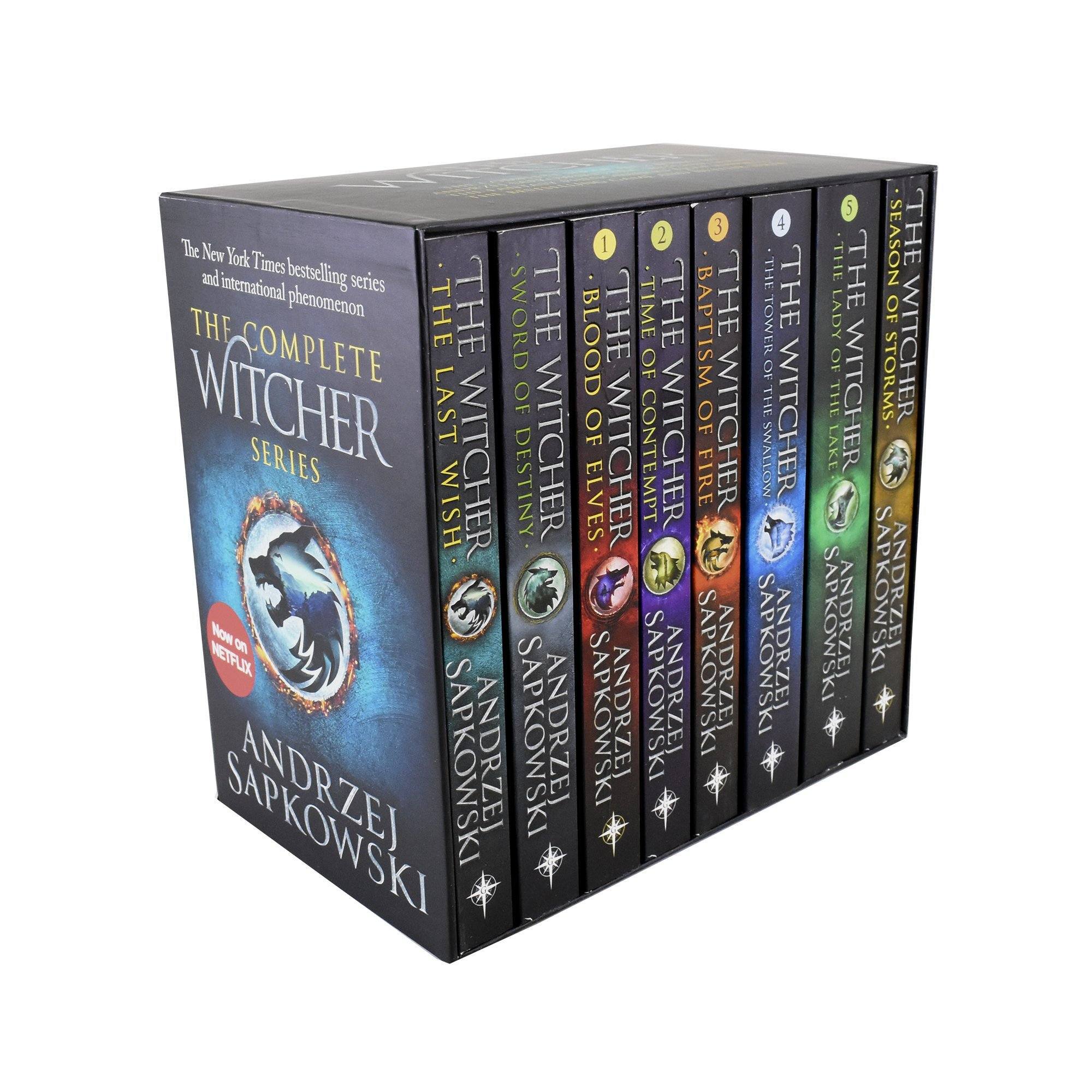The Witcher Complete Series By Andrzej Sapkowski 8 Books Box Set Collection - Fiction - Paperback