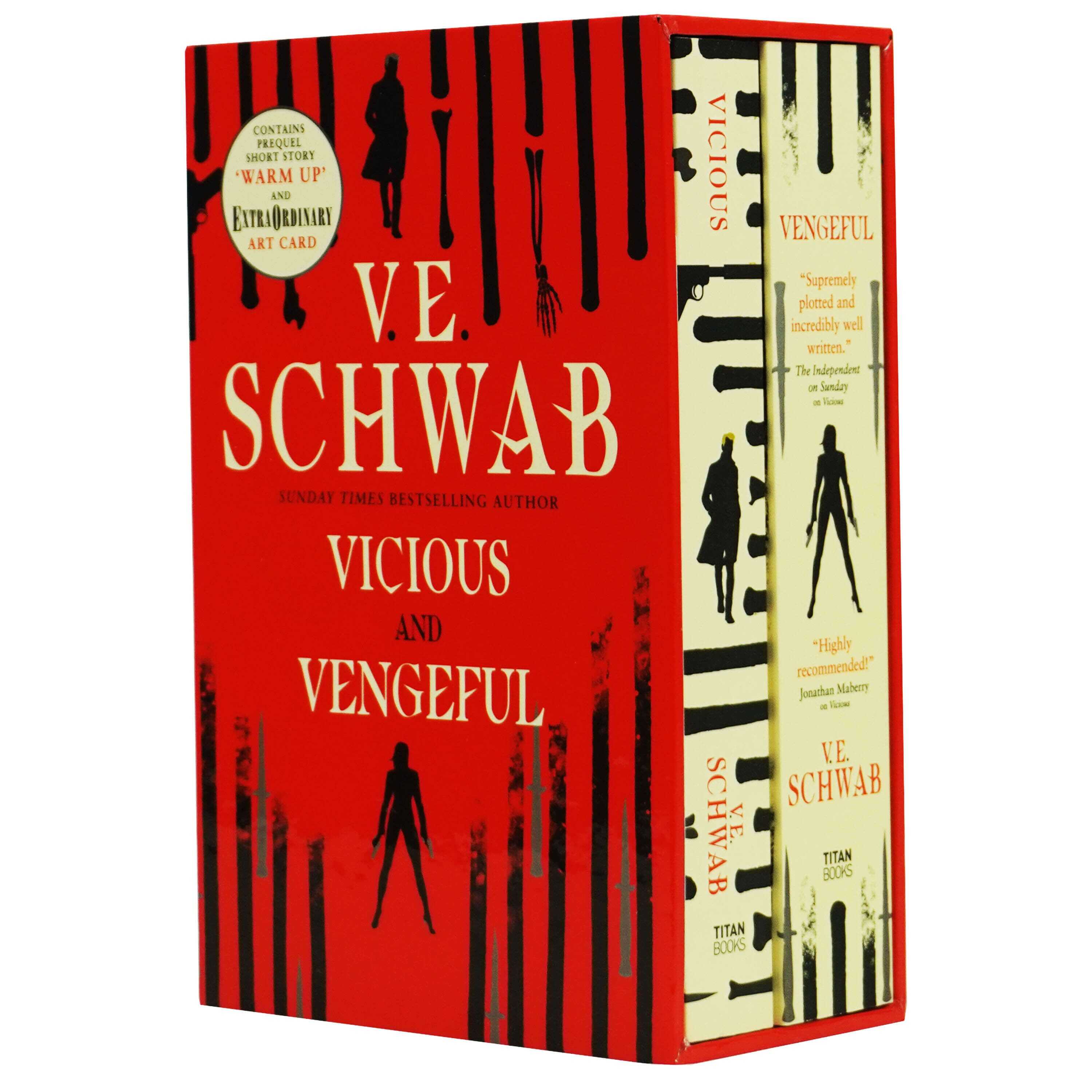 Vicious and Vengeful Slipcase by V.E Schwab 2 Books Collection Set - Fiction - Paperback