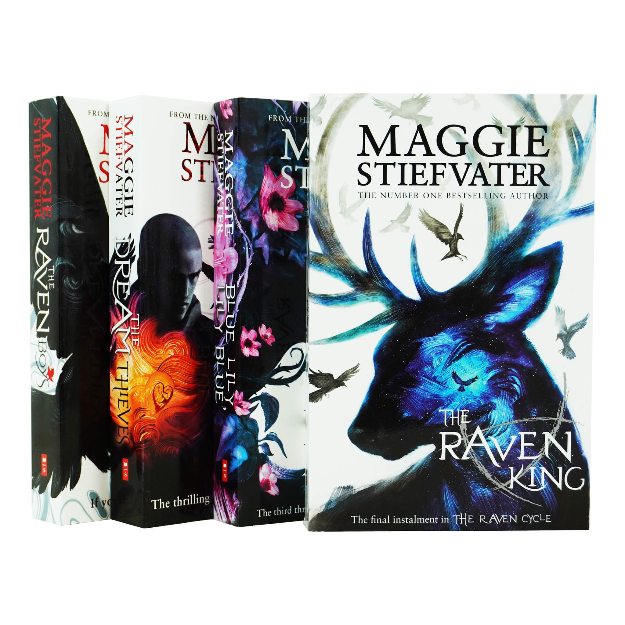 The Raven Cycle Series 4 Books Collection Box Set by Maggie Stiefvater - Ages 13+ - Paperback