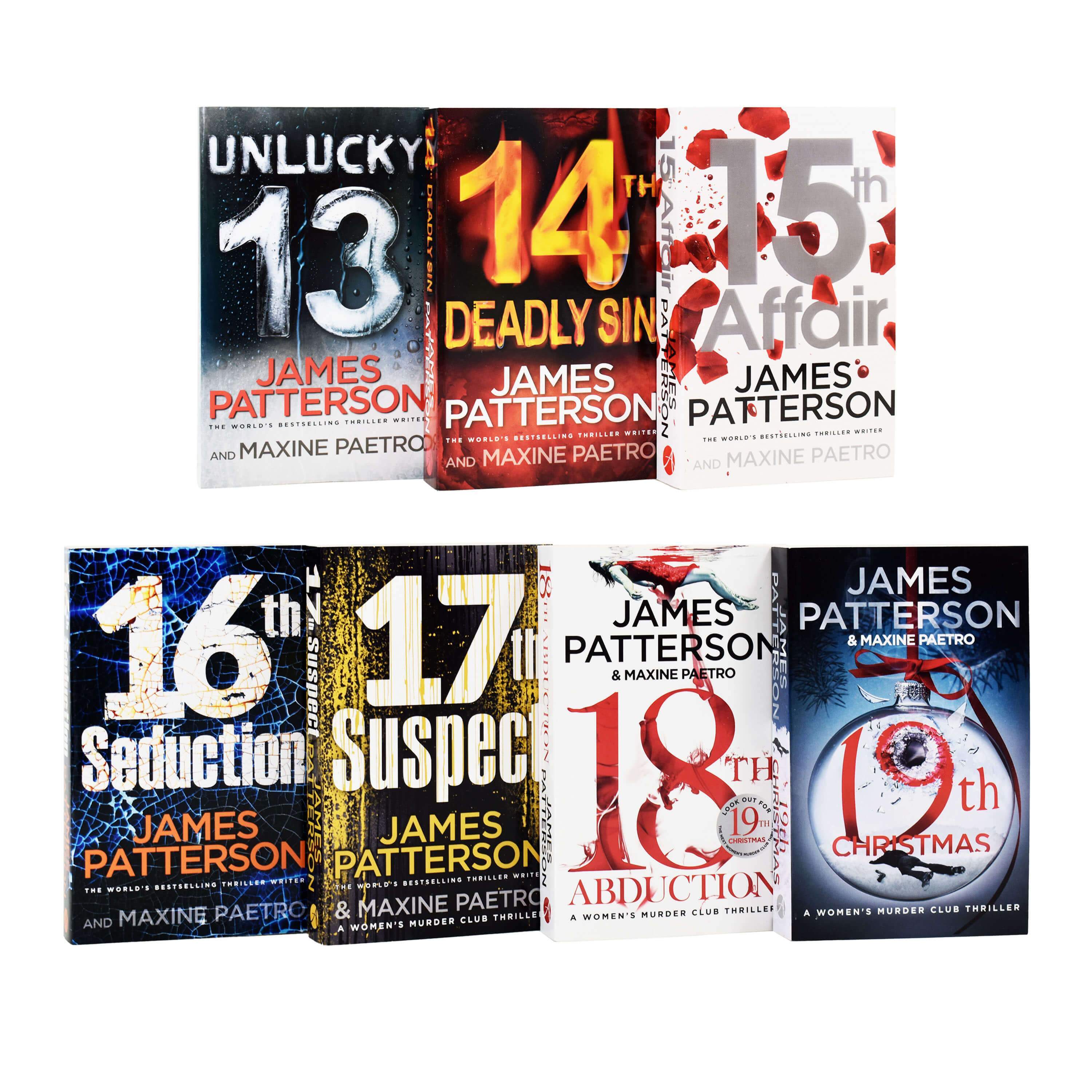 Women's Murder Club by James Patterson: Books 13-19 Collection Set - Fiction - Paperback