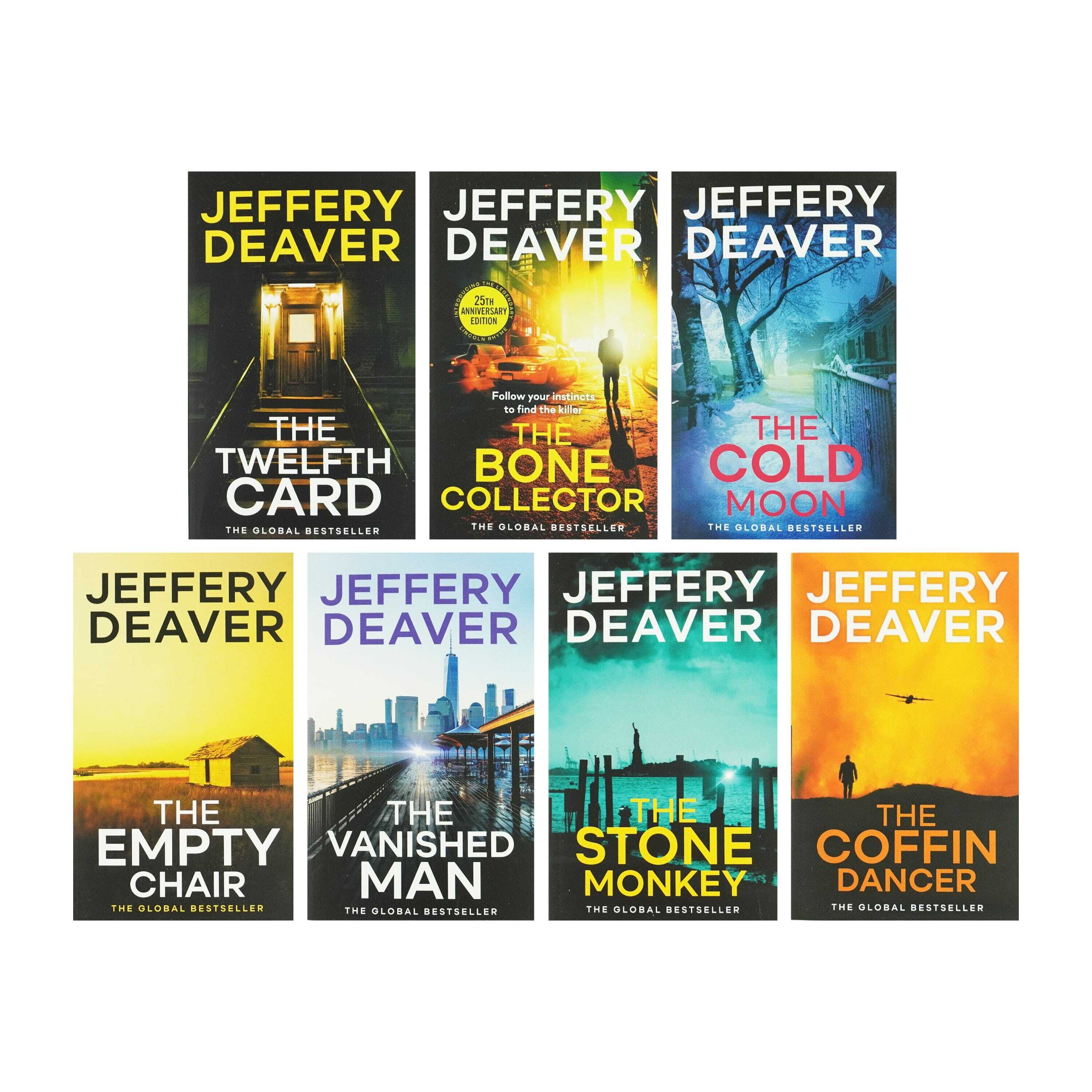 Lincoln Rhyme Thrillers Series By Jeffery Deaver 7 Books Collection - Fiction - Paperback