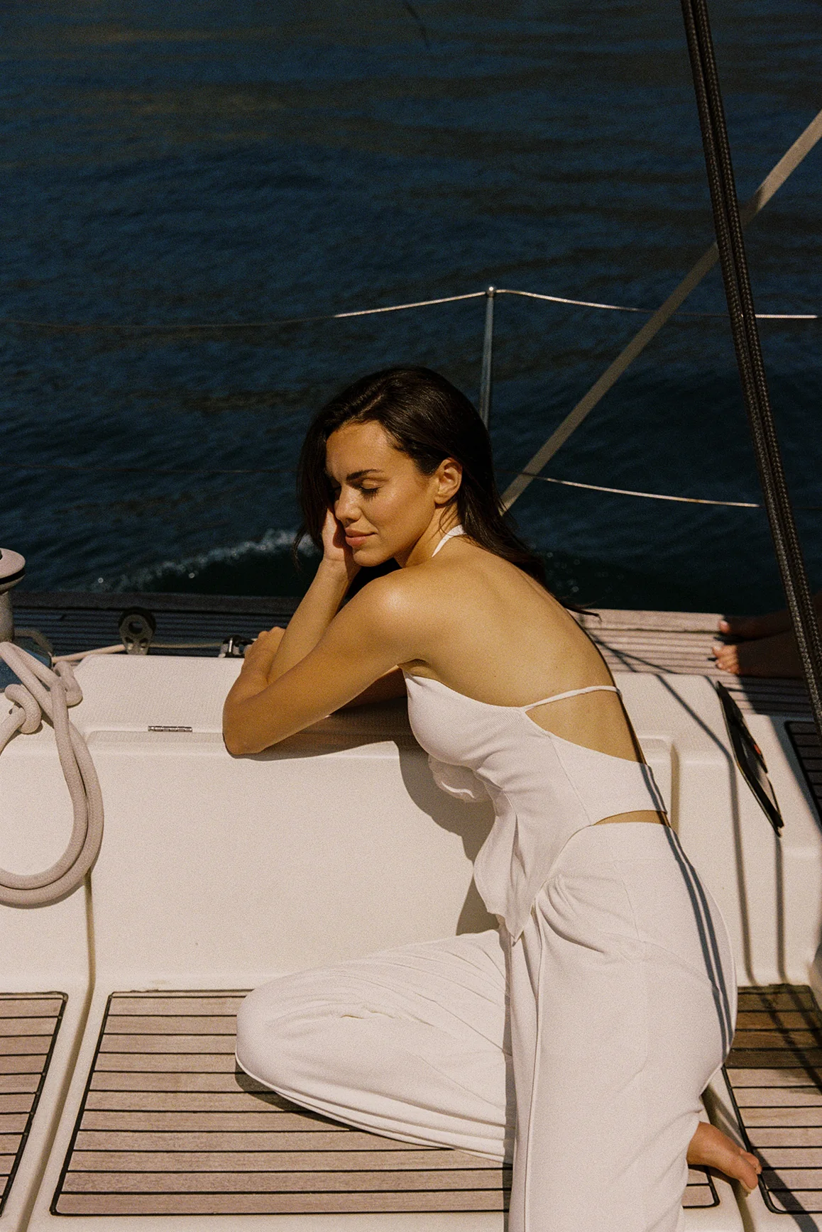 Riviera Floral Halter Vest