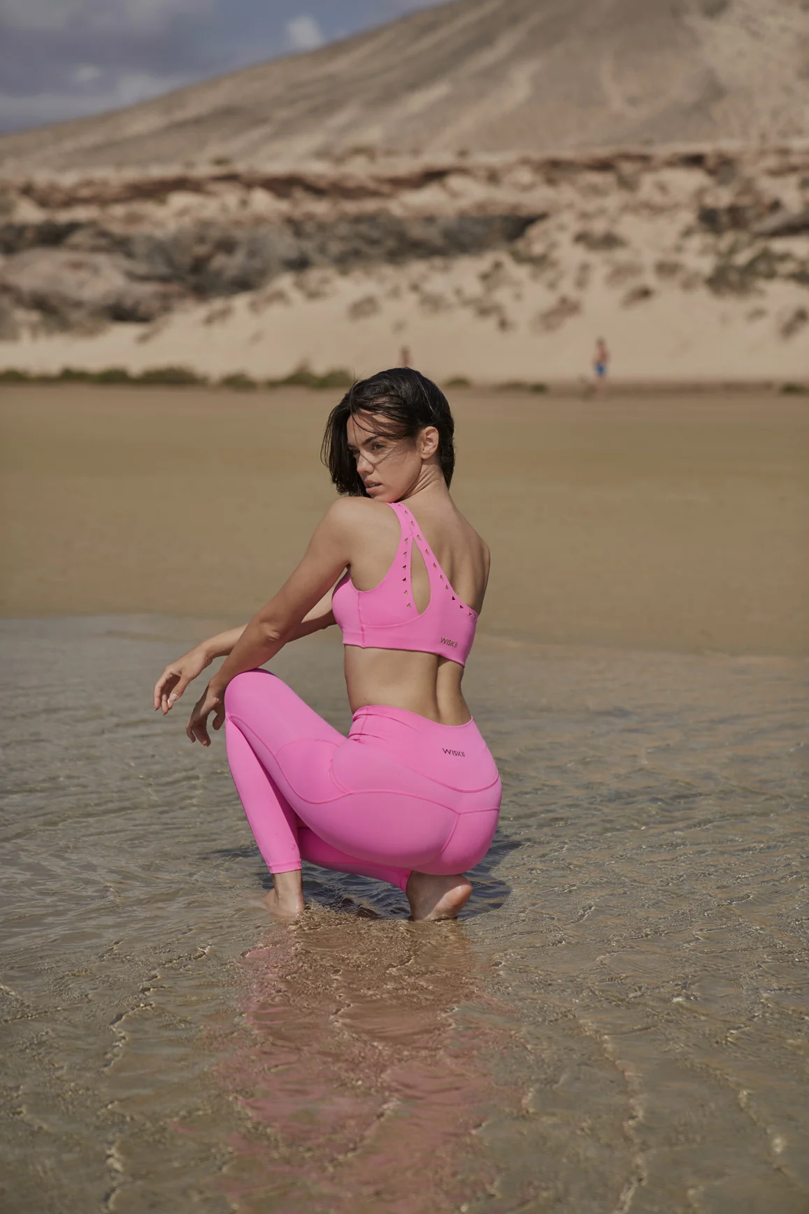 One-shoulder Laser Cut Sports Bra