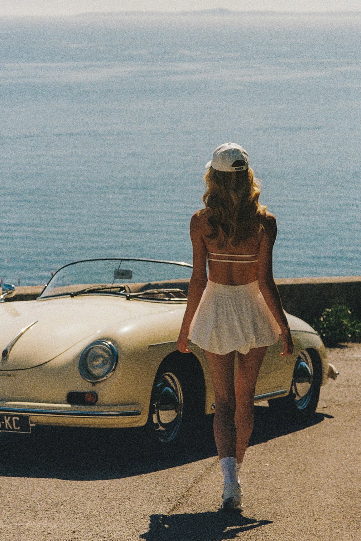 Riviera Floral Halter Mock Neck Top