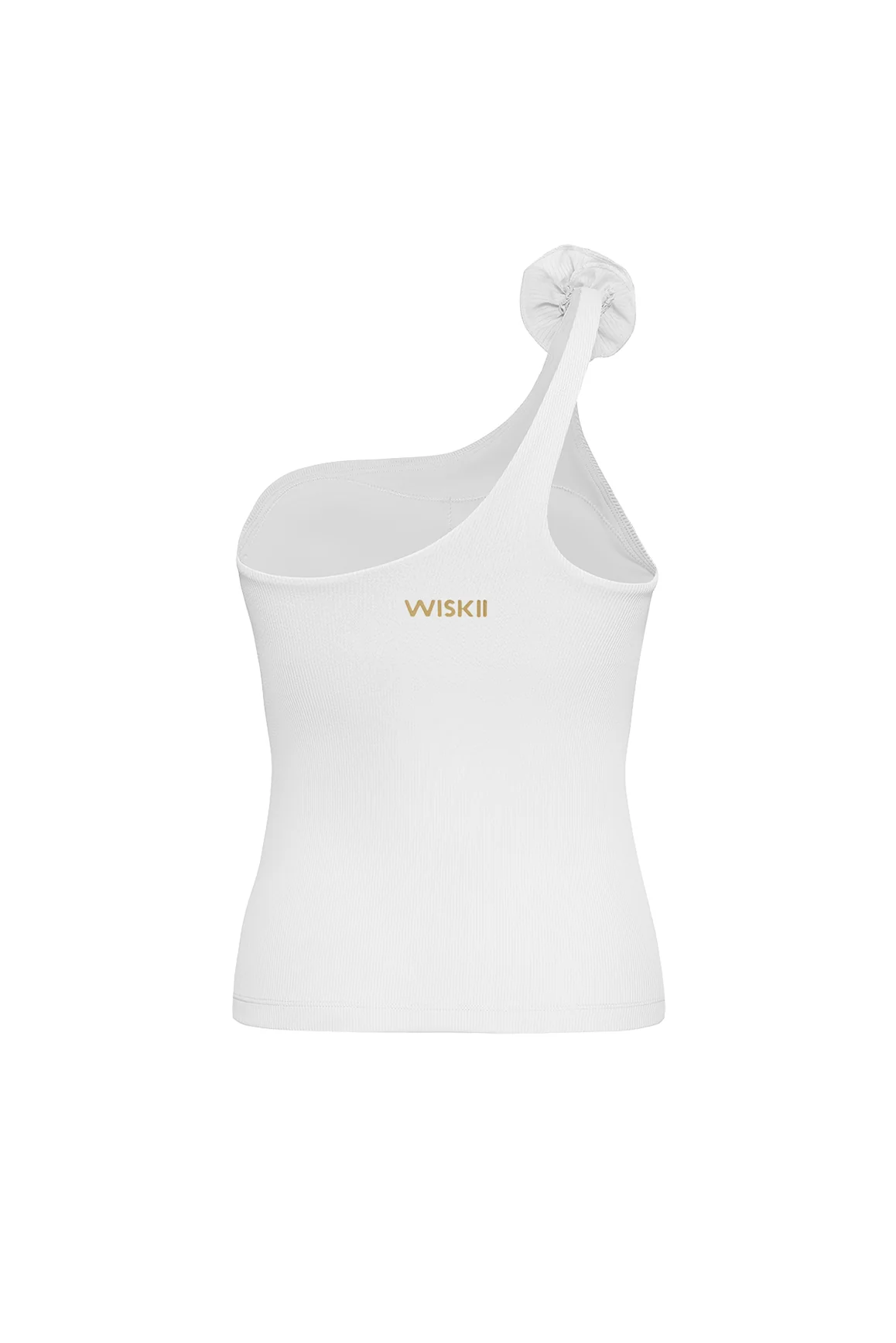 One-Shoulder Floral Tank Top