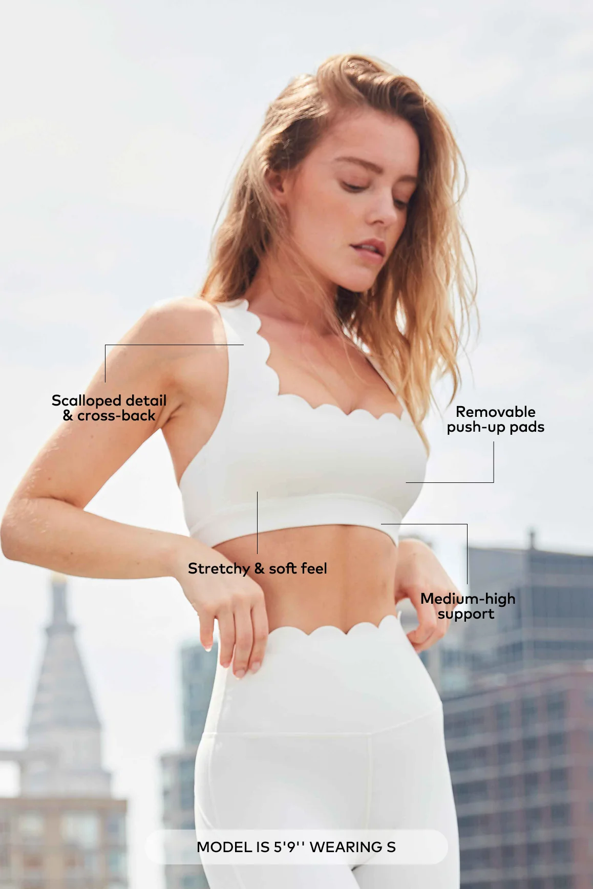 Cross Back Sports Bra