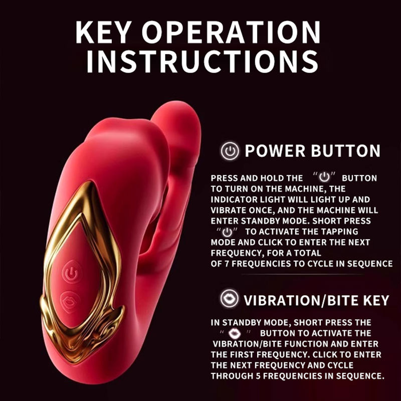 G Spot Vibrator Sex Toys for Women- Adult Female Sex Toy with 10 Flapping & Vibrating & Licking Biting Modes Tongue Toy for Women Clitoral Nipples Sex, Sucking Clit Vibrator Adult Sex Toys & Games