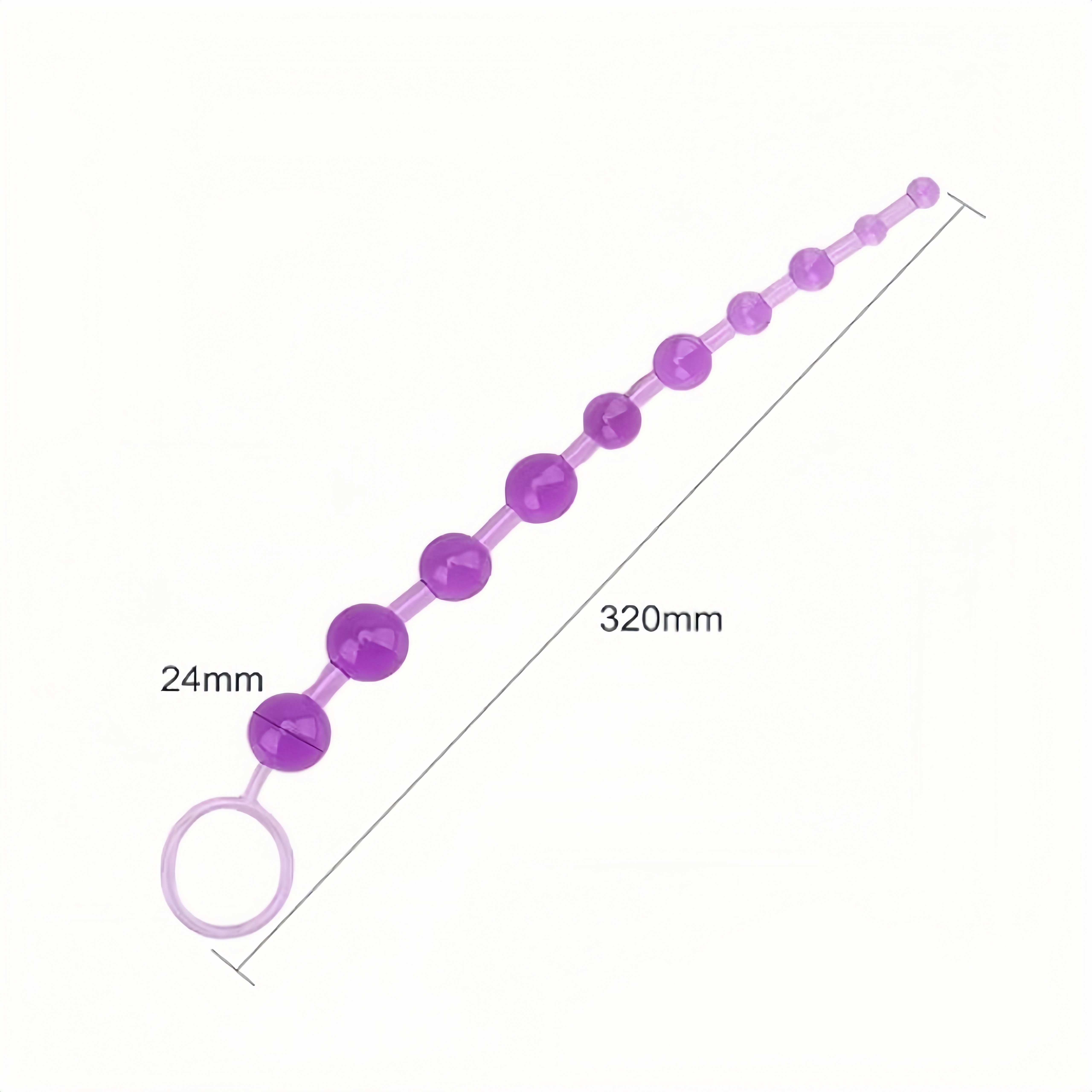 Premium Lengthened Anal Plug - High-Quality Anal Beads for Enhanced Pleasure |Sex Toys for Men & Women | Ideal for Gay Couples & Adult Fun