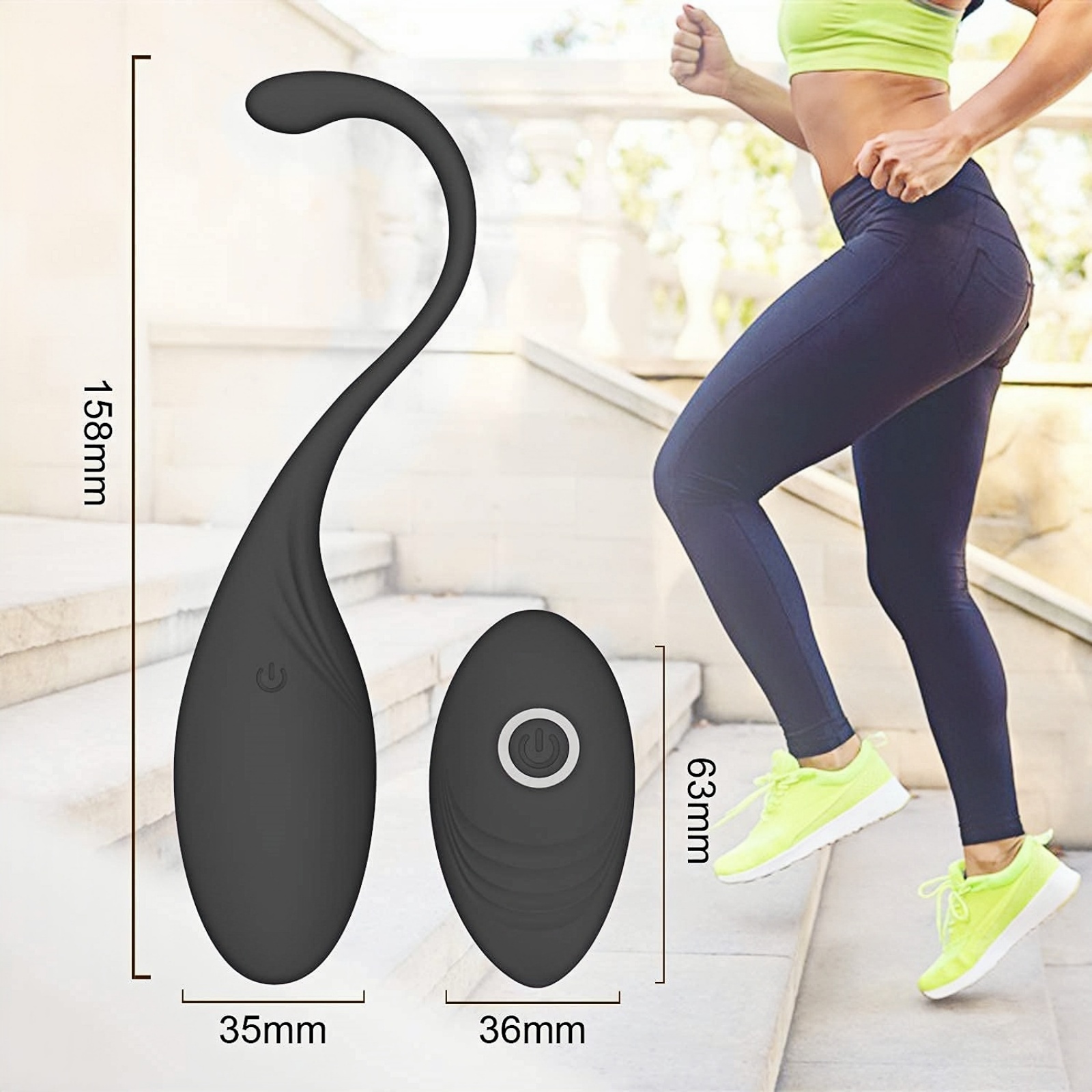 Remote Control Kegel Balls - 10-Mode G-Spot Stimulator, Waterproof & USB Rechargeable - Premium Intimate Pleasure Toy for Enhanced Sensation