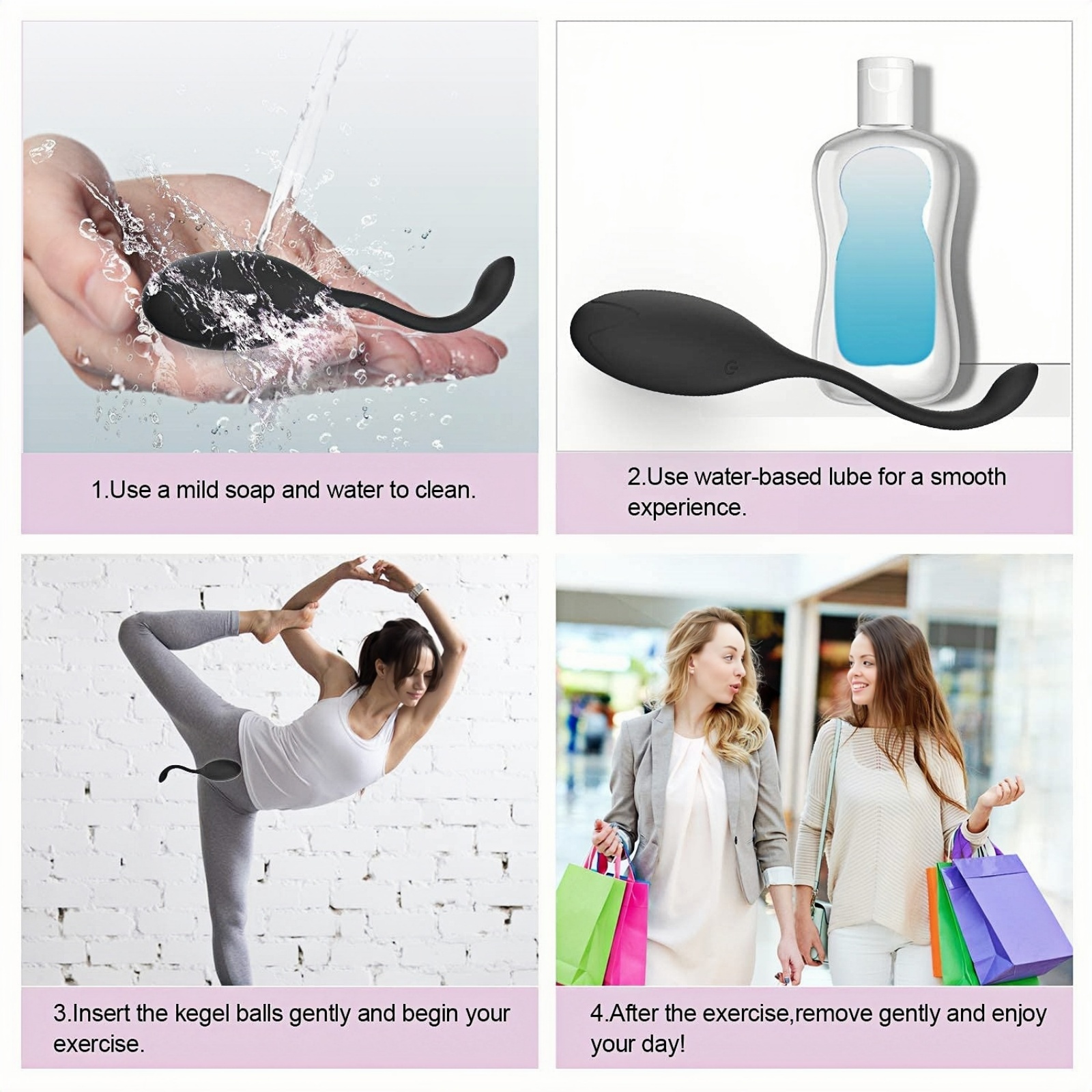 Remote Control Kegel Balls - 10-Mode G-Spot Stimulator, Waterproof & USB Rechargeable - Premium Intimate Pleasure Toy for Enhanced Sensation