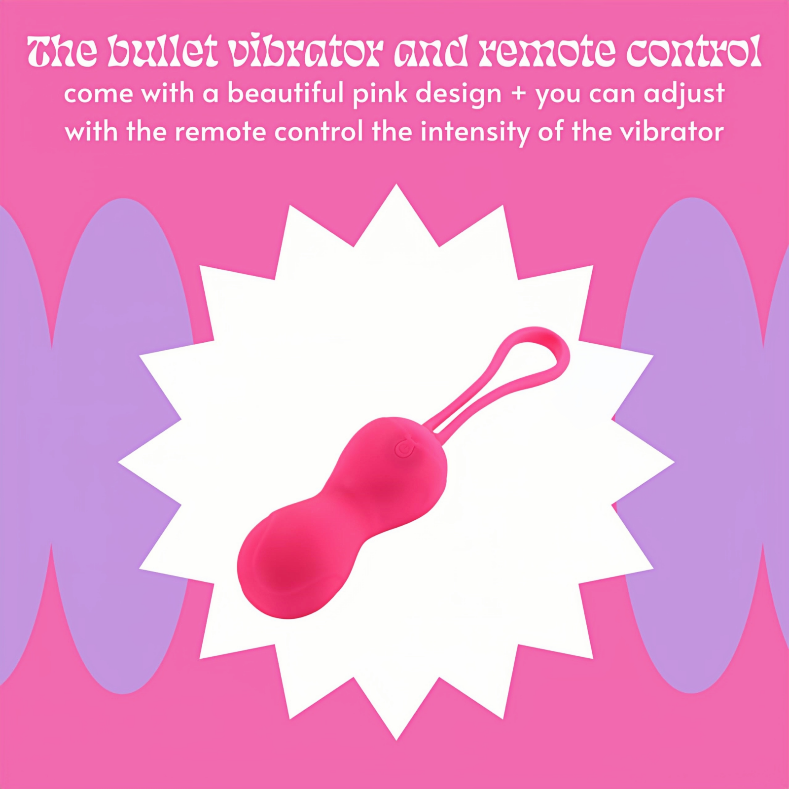 Powerful Sweet Vibrating Balls - Adult Pleasure Toy with Suction & Vibration for Women | Ideal for Relaxation & Intense Satisfaction