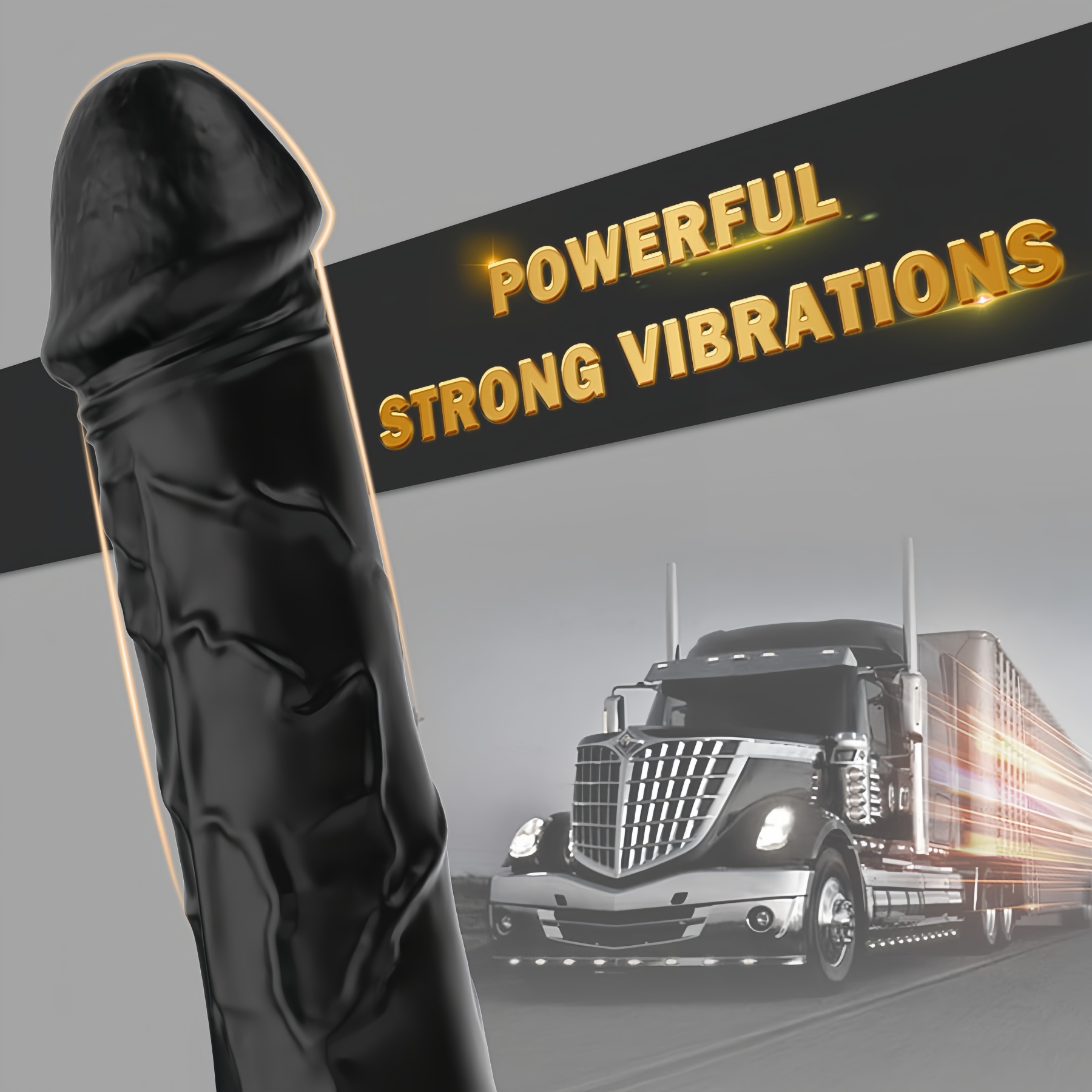G Spot Vibrator Dildo Adult Female Sex Toy with 10 Vibrating Settings Realistic Grain Design Black Dildo Vibrators for Women Delicate Ring Handle Perfect for Pleasure and Stimulation