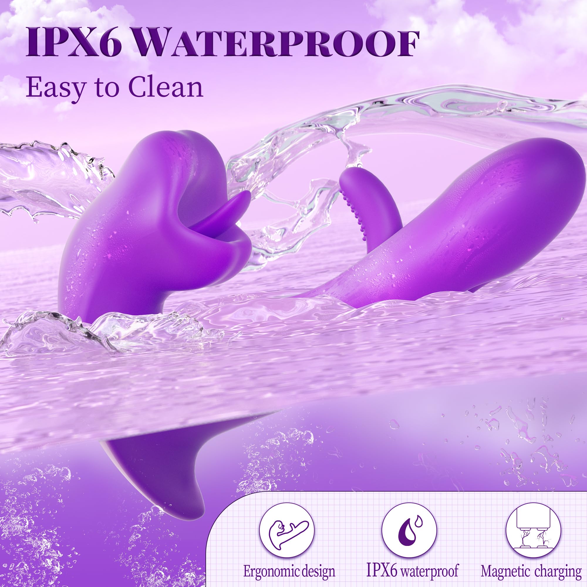 Upgraded G Spot Vibrator for Women - Thrusting Dildo with Flapping Tongue and Vibrating Functions for Enhanced Pleasure, Perfect for A, C, and G Spot Exploration - Adult Toys