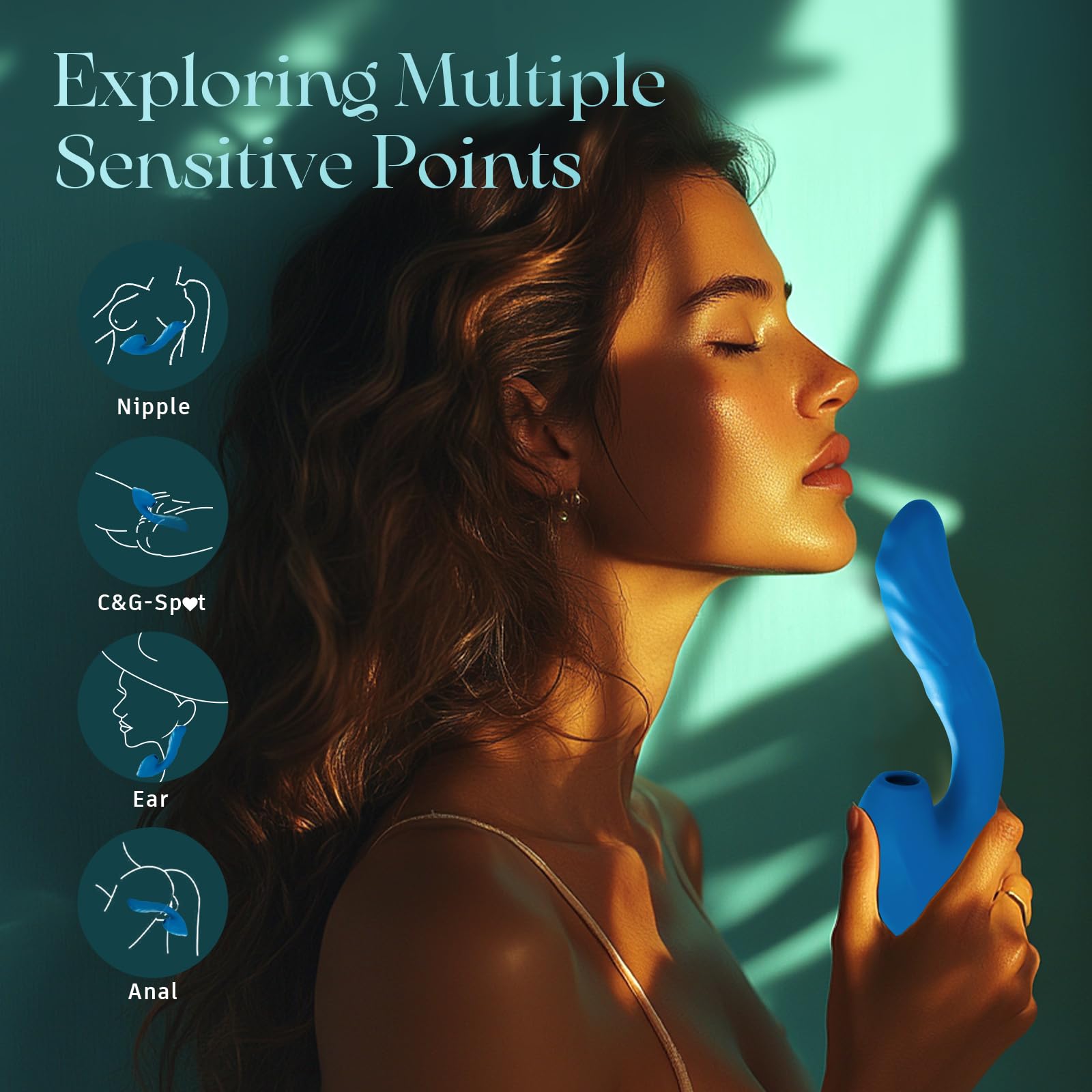 Dual-Function Vibrator & Thrusting Dildo - 10 Sucking Modes & 10 Powerful Vibration Patterns, 0.7-Inch Suction Opening for Ultimate Clitoral, G-Spot, and A-Spot Stimulation - Elevate Your Pleasure