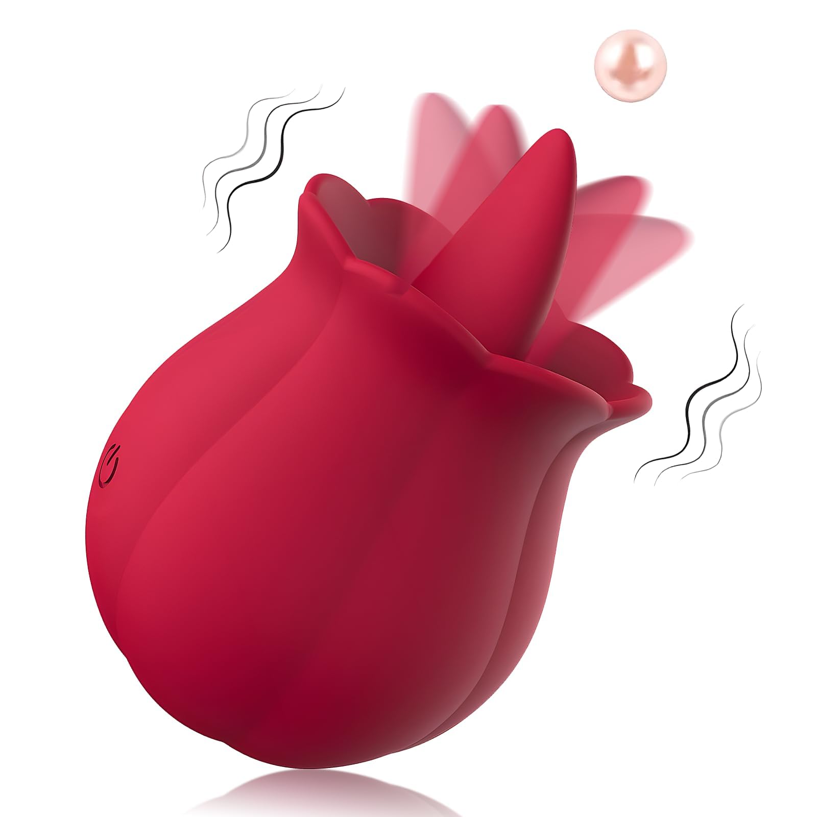 Rose Tongue Clitoral Vibrator for Women – Powerful 10-Mode Vibration, IPX7 Waterproof, USB Rechargeable, Easy to Clean, Long-Lasting Pleasure – Ideal Adult Sex Toy