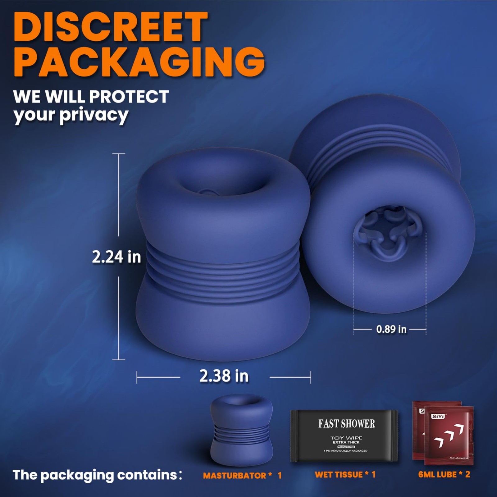 Portable Reusable Male Masturbation Cup - Textured Tunnel Stroker, Soft TPE Material, Non-Slip Design, Easy Storage Sex Toy for Men