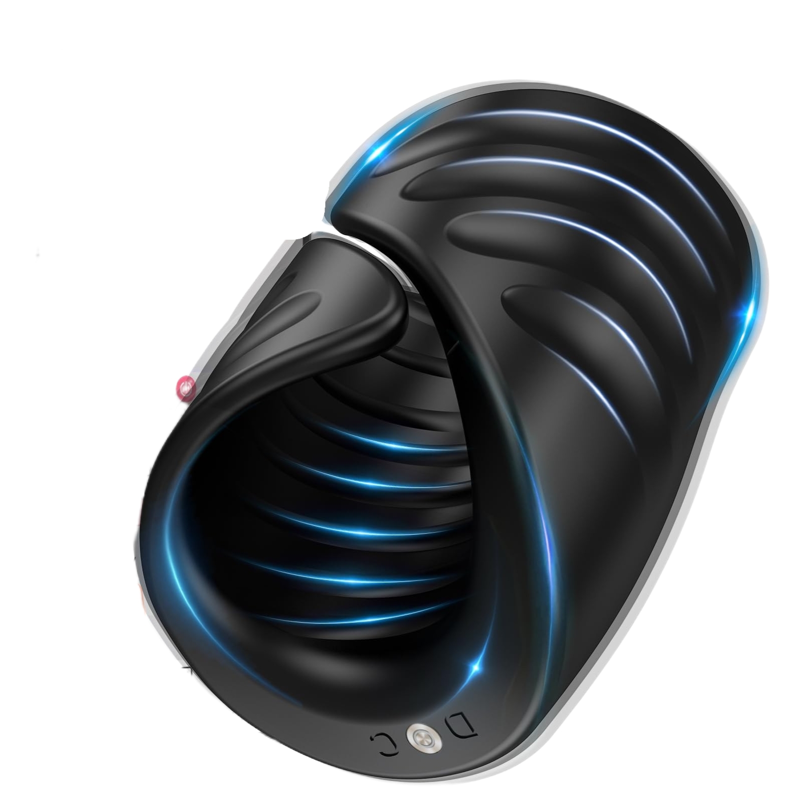 Adjustable Male Masturbator - 10-Vibration Functions, Fleshlight-Style Penis Trainer, Waterproof Silicone Design, USB Rechargeable, Ideal for Solo Pleasure