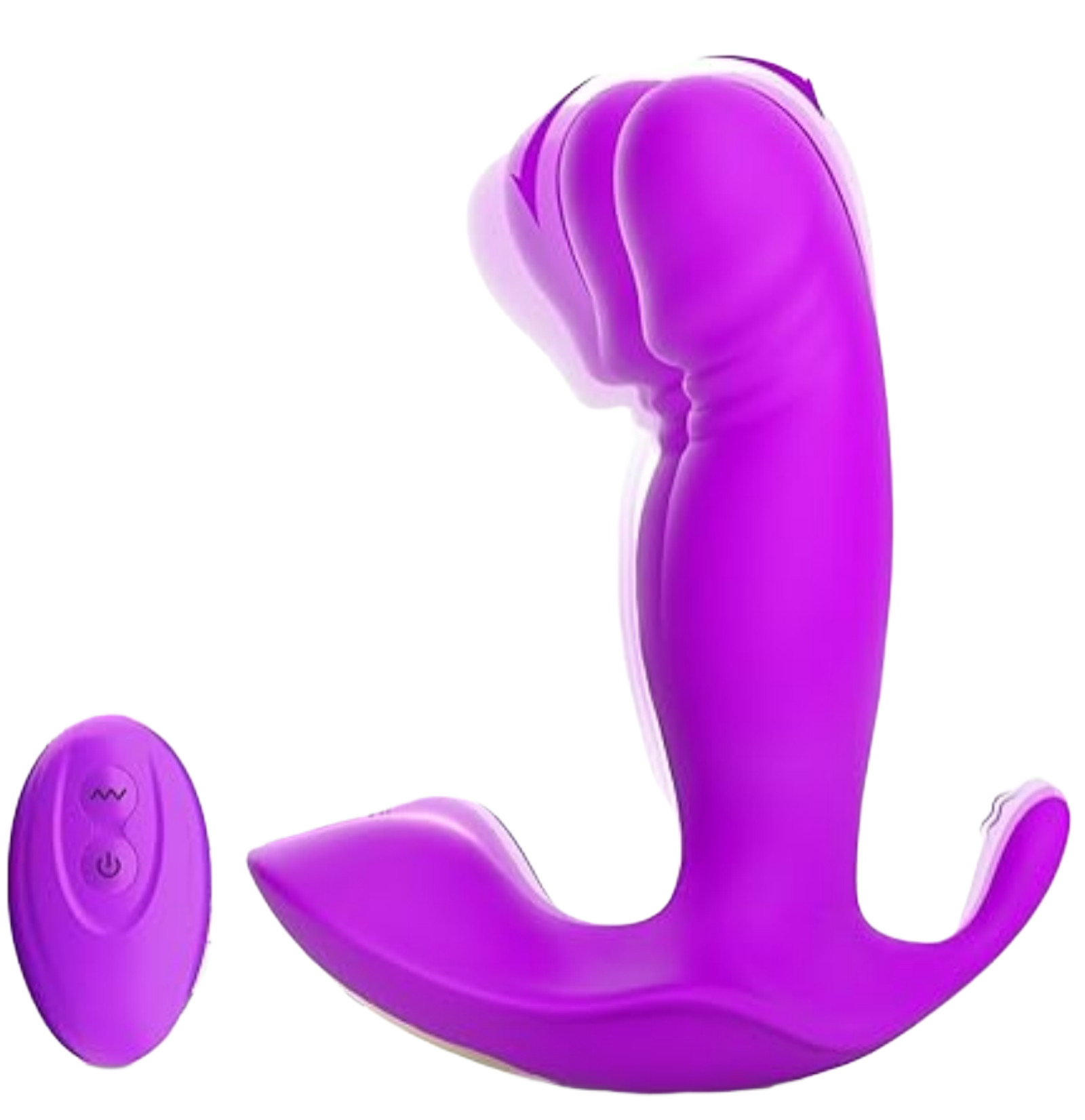 Remote-Controlled Wearable G-Spot Vibrator for Couples - Mini Vibrating Panties with 10 Powerful Vibration Patterns and Intensity Levels - Perfect Adult Toy for Women and Men