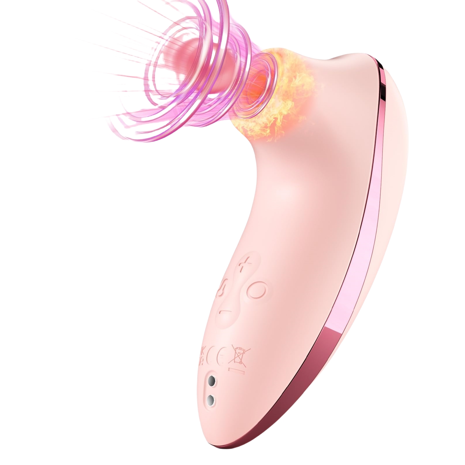 Heated Clitoral Suction Vibrator for Women - 5 Intensity Levels, Pulsating Silicone Adult Toy, Waterproof Design for Enhanced Pleasure