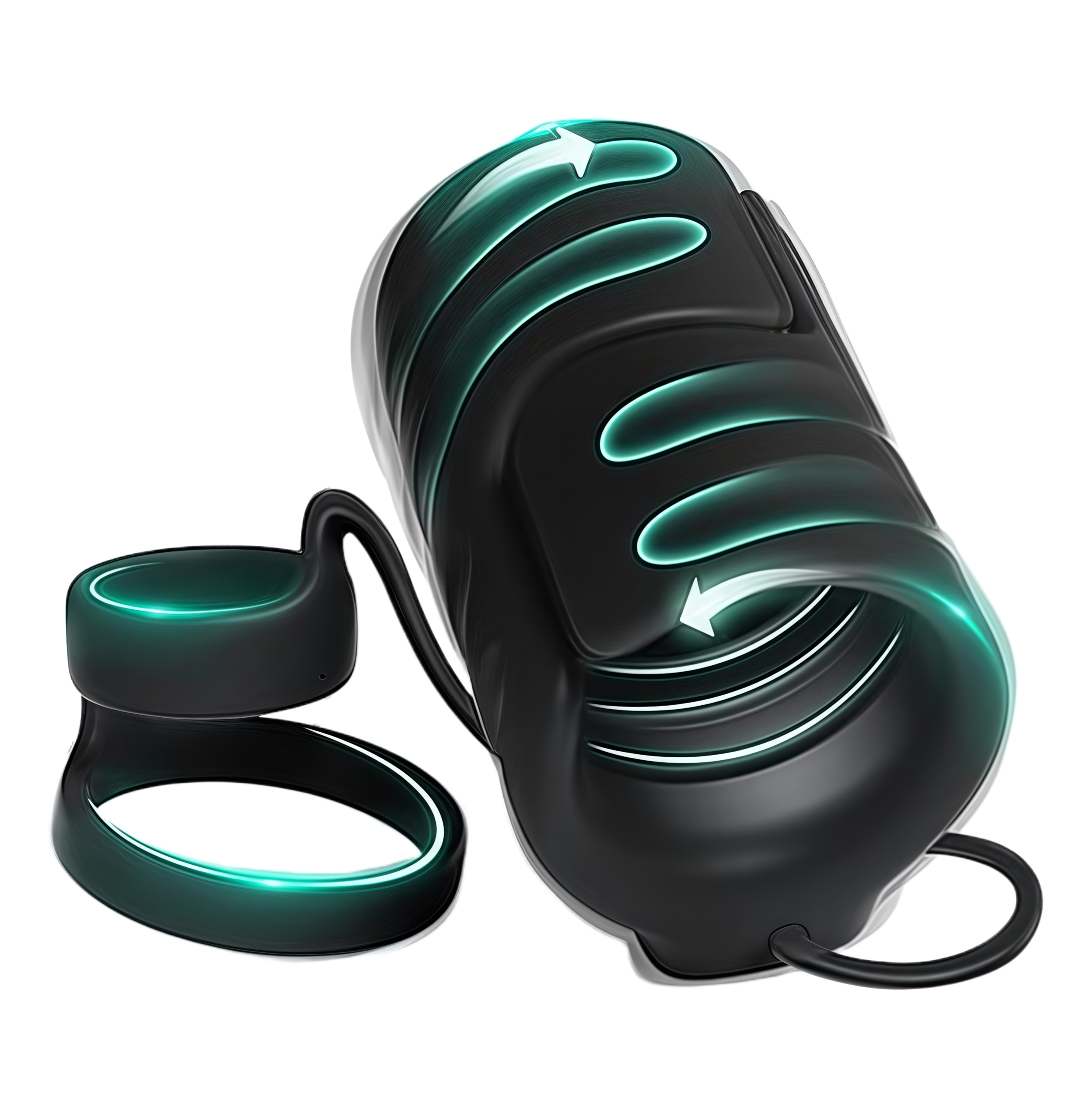 Adjustable Male Masturbator - 10-Vibration Functions, Fleshlight-Style Penis Trainer, Waterproof Silicone Design, USB Rechargeable, Ideal for Solo Pleasure