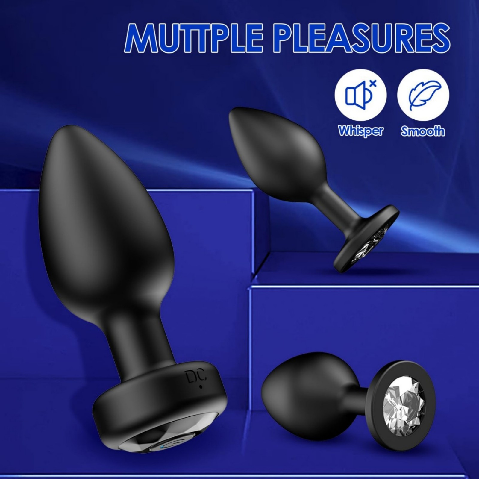 Enhanced Vibrating Anal Plug Set - 3PCS Silicone Butt Plug Training Kit, USB Rechargeable, Waterproof Classic Plugs, Soft & Safe Material for Adult Pleasure – Perfect Sex Toys for Intimate Exploration