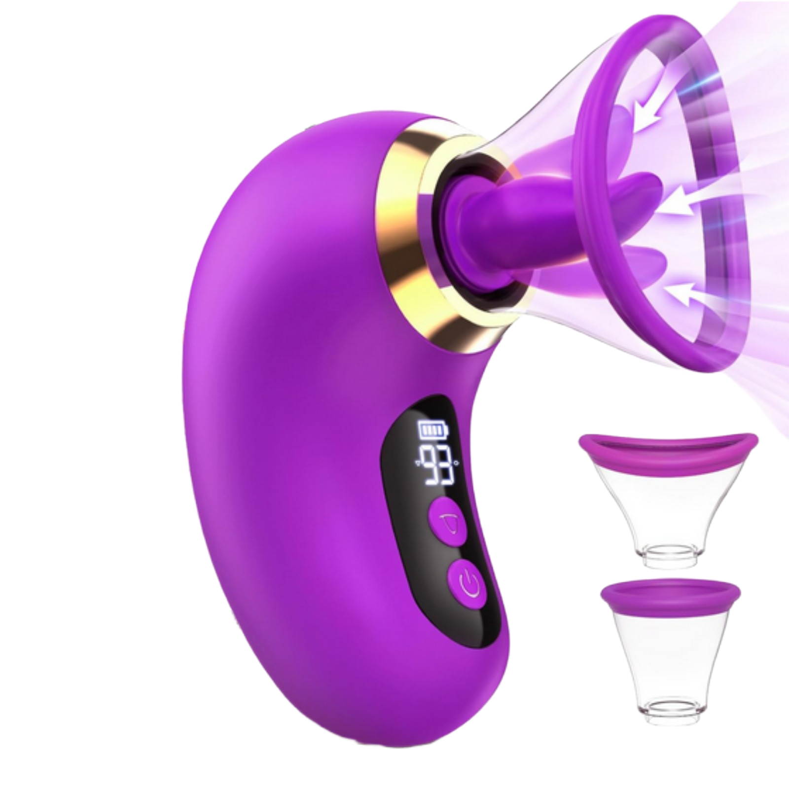 5-in-1 Rose Couples Vibrator - Luxury Sex Toy with 3 Sucking & 9 Licking Modes, LCD Display & Removable Parts for Ultimate Intimate Pleasure - Perfect for Couples' Fun!