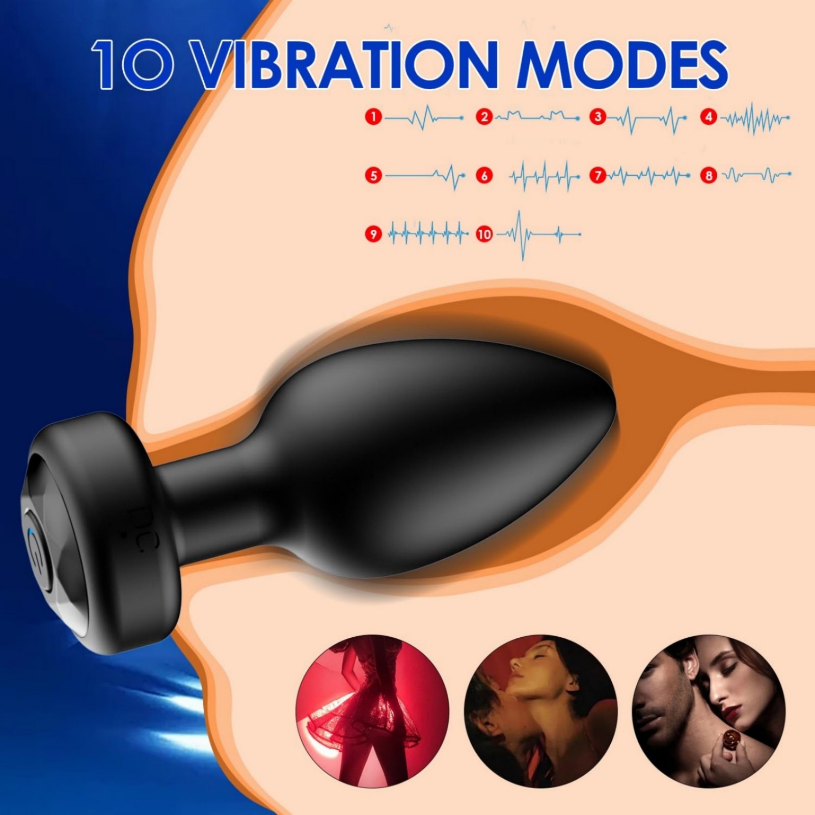 Enhanced Vibrating Anal Plug Set - 3PCS Silicone Butt Plug Training Kit, USB Rechargeable, Waterproof Classic Plugs, Soft & Safe Material for Adult Pleasure – Perfect Sex Toys for Intimate Exploration
