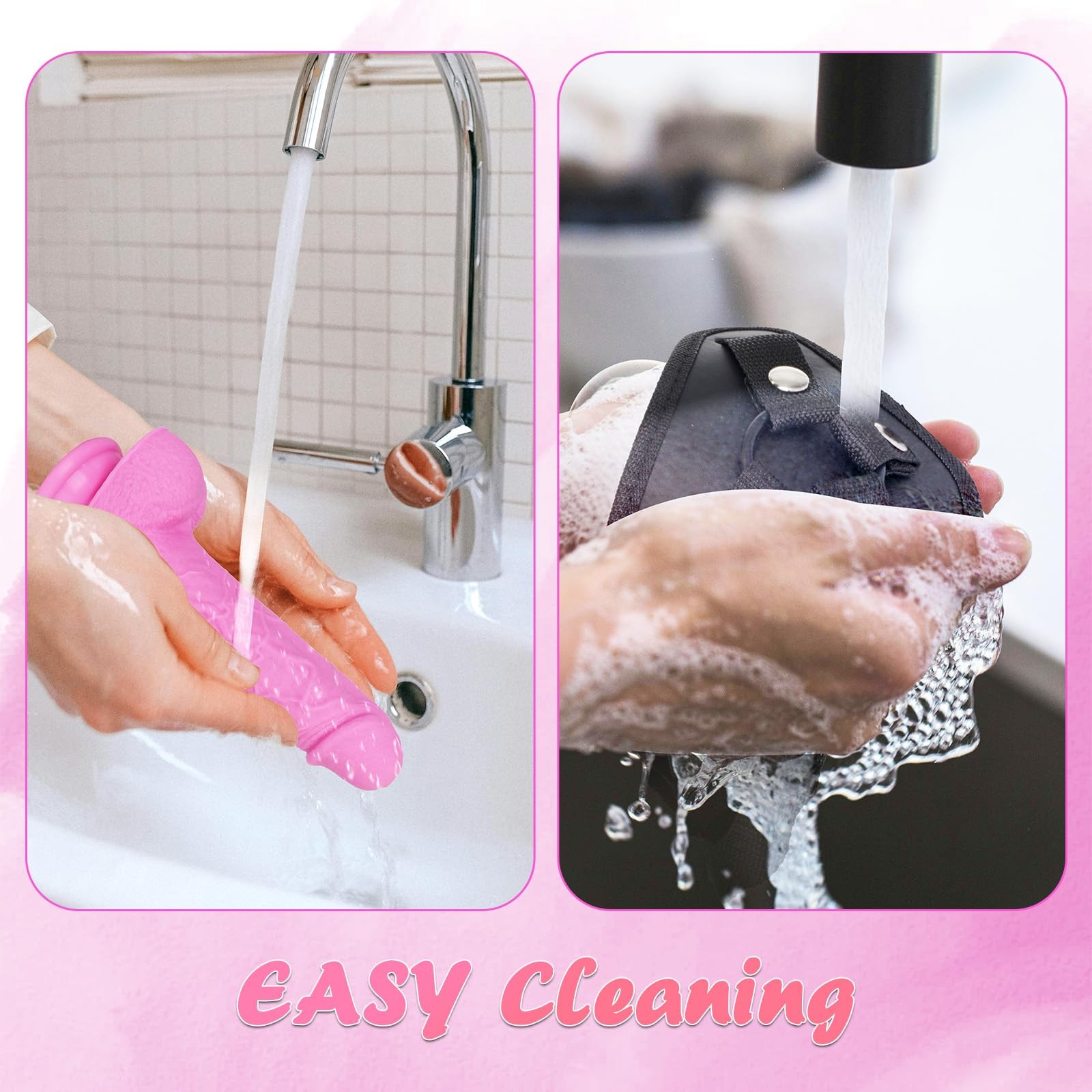 Comfort Adjustable Wearable Strap-On Dildo with Harness for Couples and Lesbians - Soft Silicone, Waterproof, G-Spot and Anal Stimulation - Removable Design for Versatile Pleasure