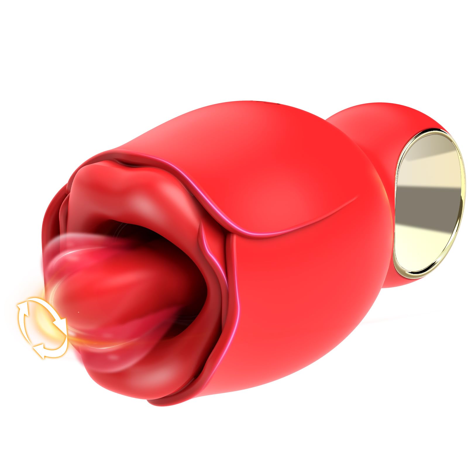 Upgraded 360° Tongue Vibrator for Women - Realistic Tongue Design, 8 Vibration Modes, IPX6 Waterproof, USB Rechargeable, Quiet Powerful Motor - Perfect Adult Toy for Enhanced Pleasure