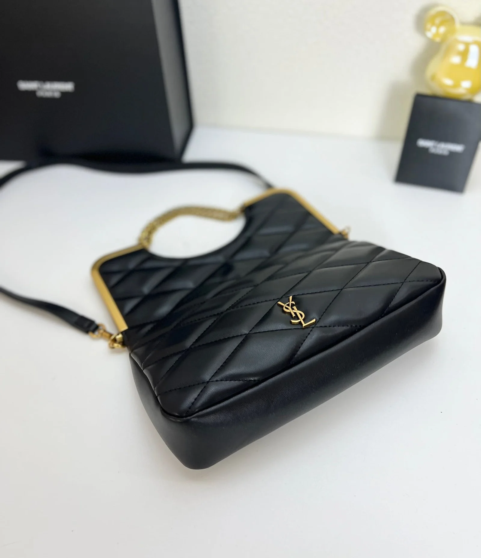 YSL23 New arrival Handbag Crossbody bag black 71314 size: 25*20cm - LITELUX