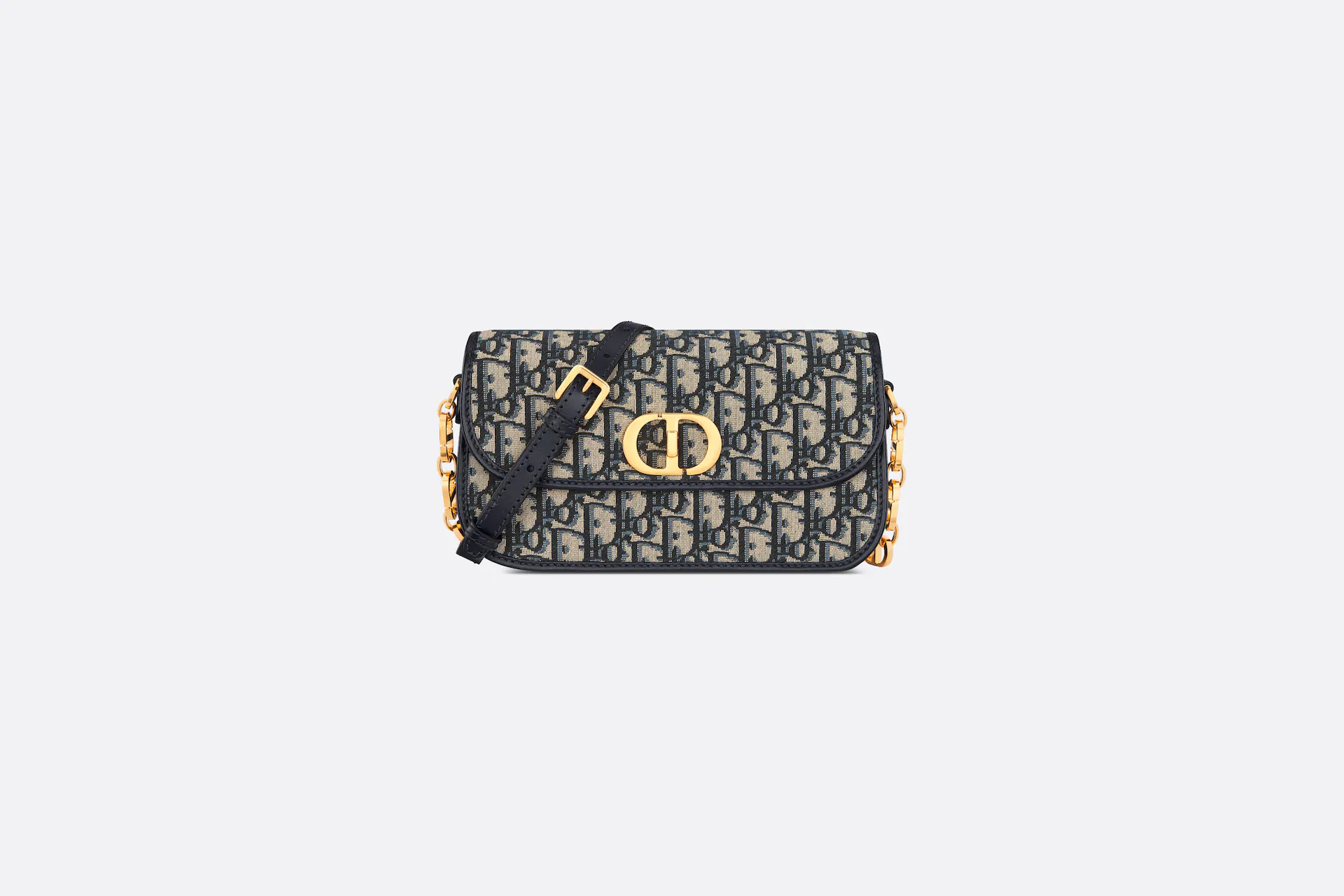 DIOR / SMALL 30 MONTAIGNE AVENUE BAG Blue Dior Oblique Jacquard M9261UTZR_M928 - LITELUX