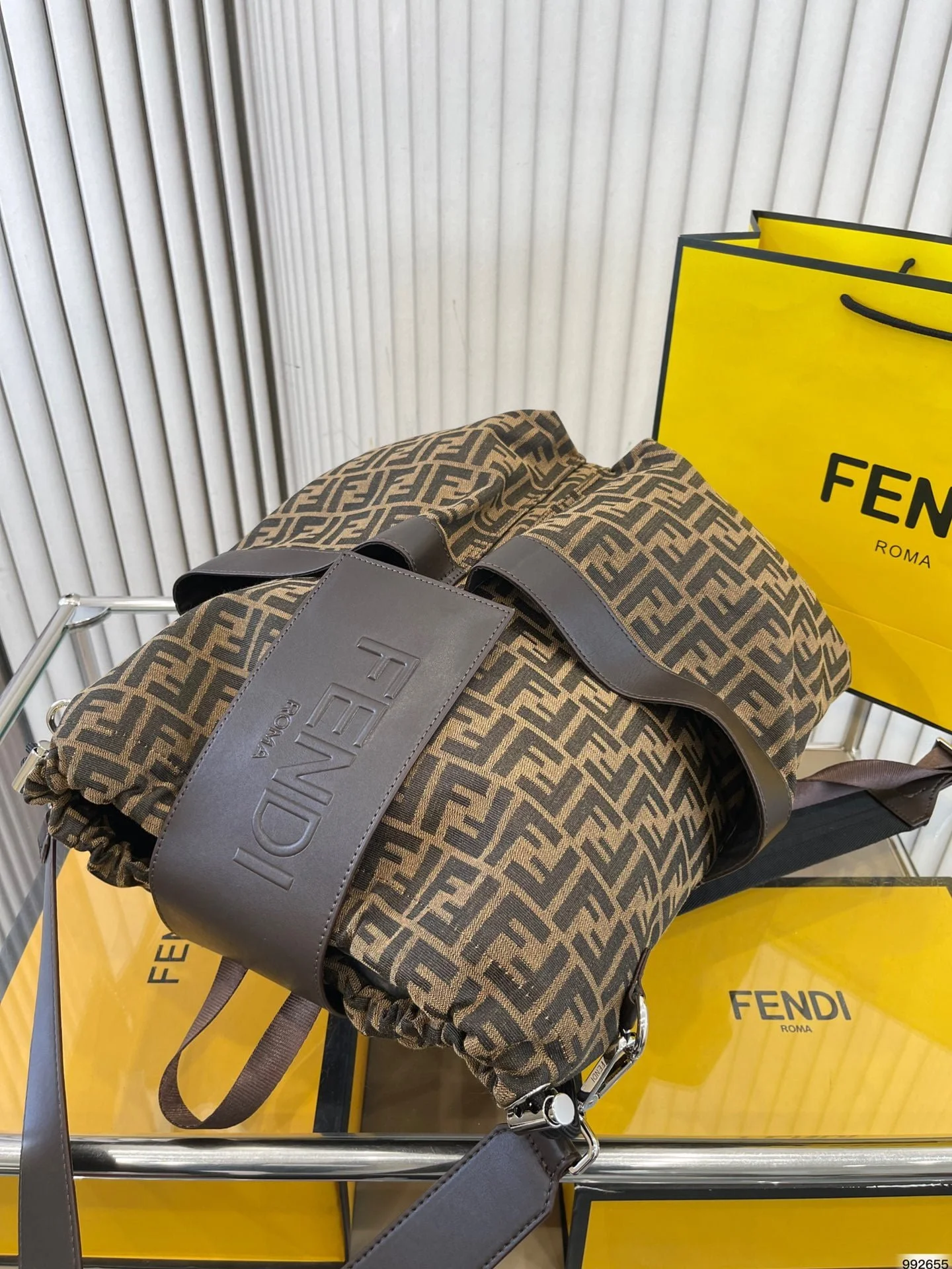 FENDI new backpack Brown/Black Size:34*44cm - LITELUX