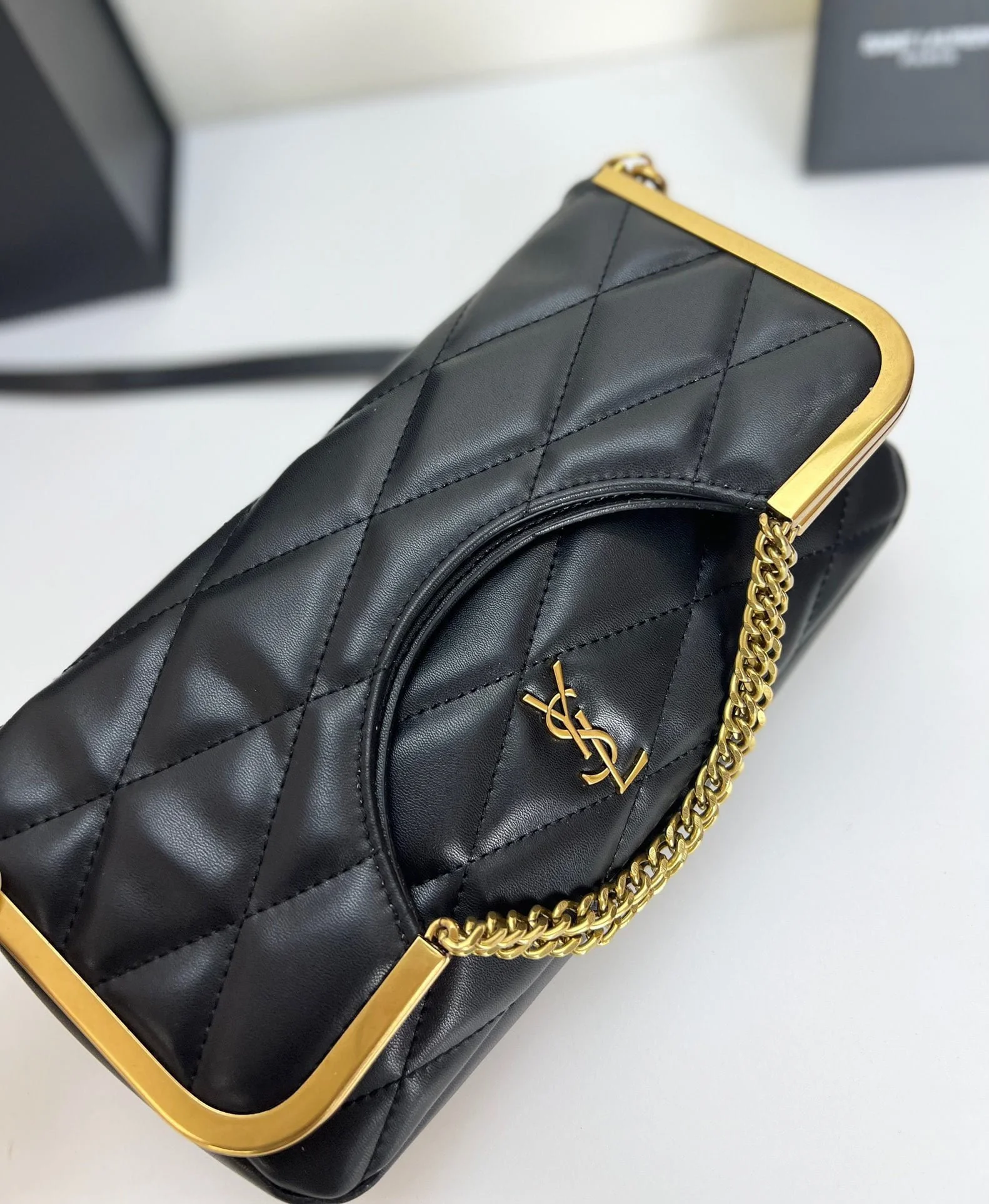 YSL23 New arrival Handbag Crossbody bag black 71314 size: 25*20cm - LITELUX