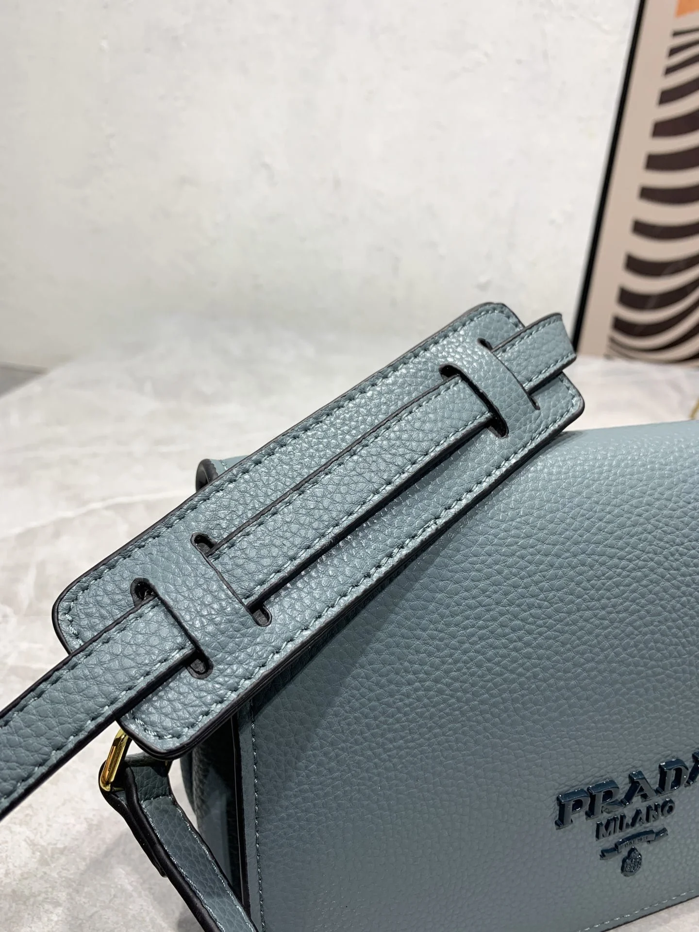 Prada renovate shoulder bag blue 55139 Size:24*15*10.5cm - LITELUX