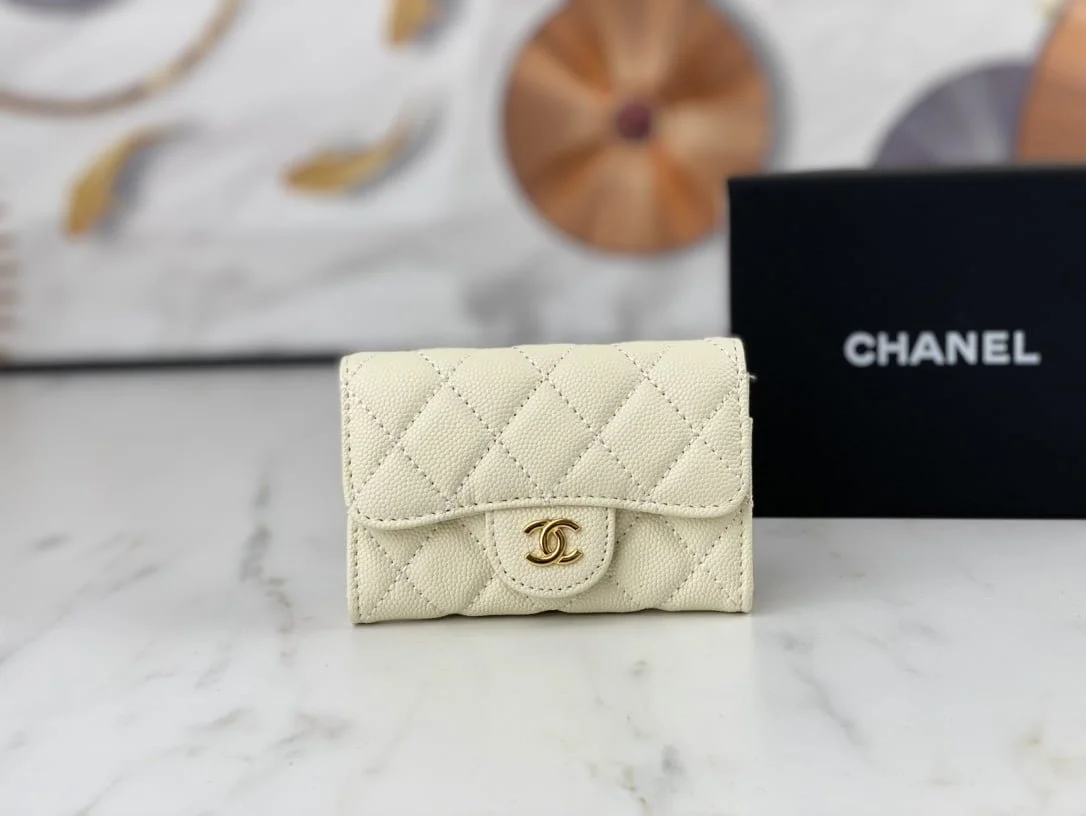 Chanel classic Card Bag & coin Wallet caviar cowhide AP0214 size:7.5 * 11.3 * 2.1 cm - LITELUX