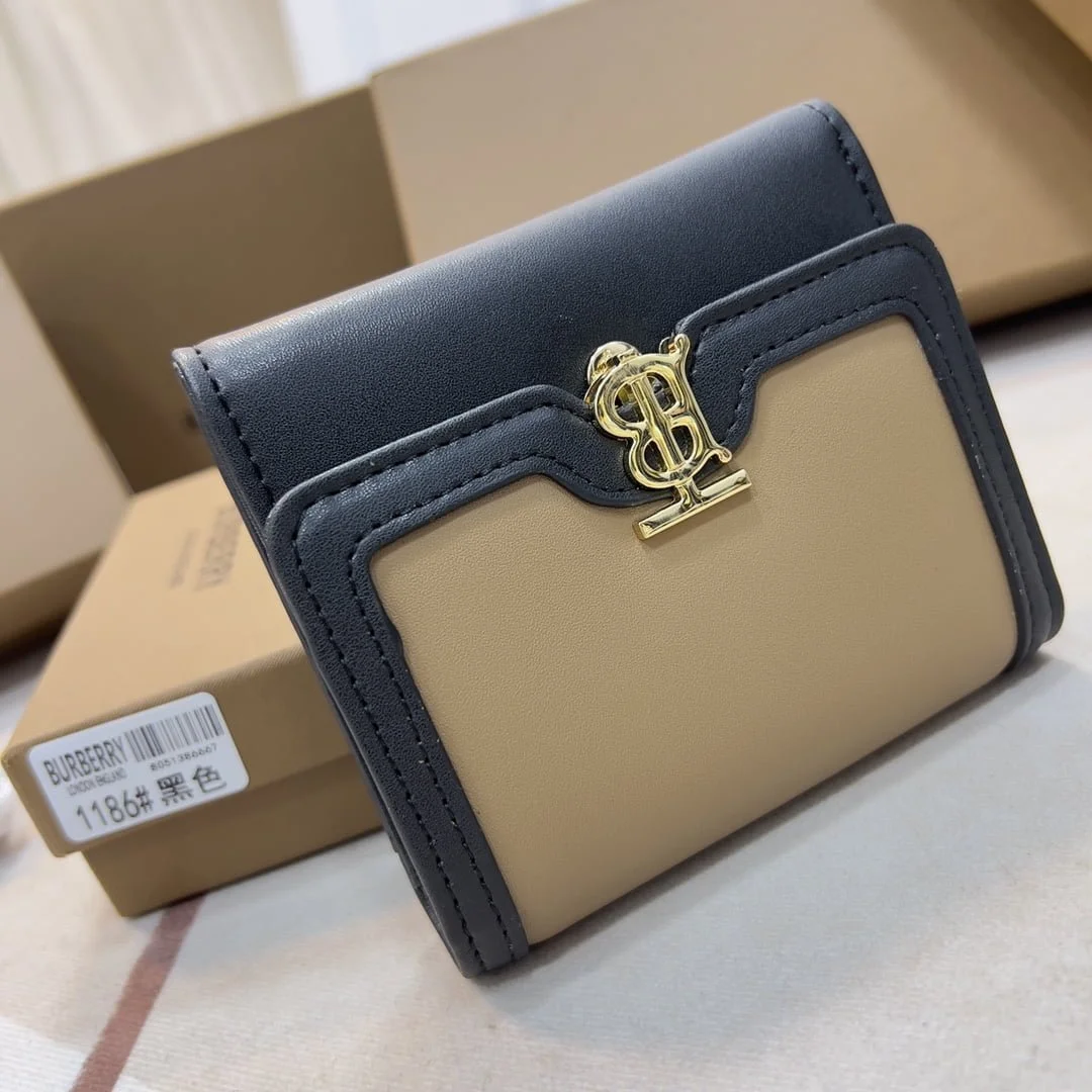 Burberry Vintage Folding clip wallet 1186 size: 8.5*4*9cm - LITELUX