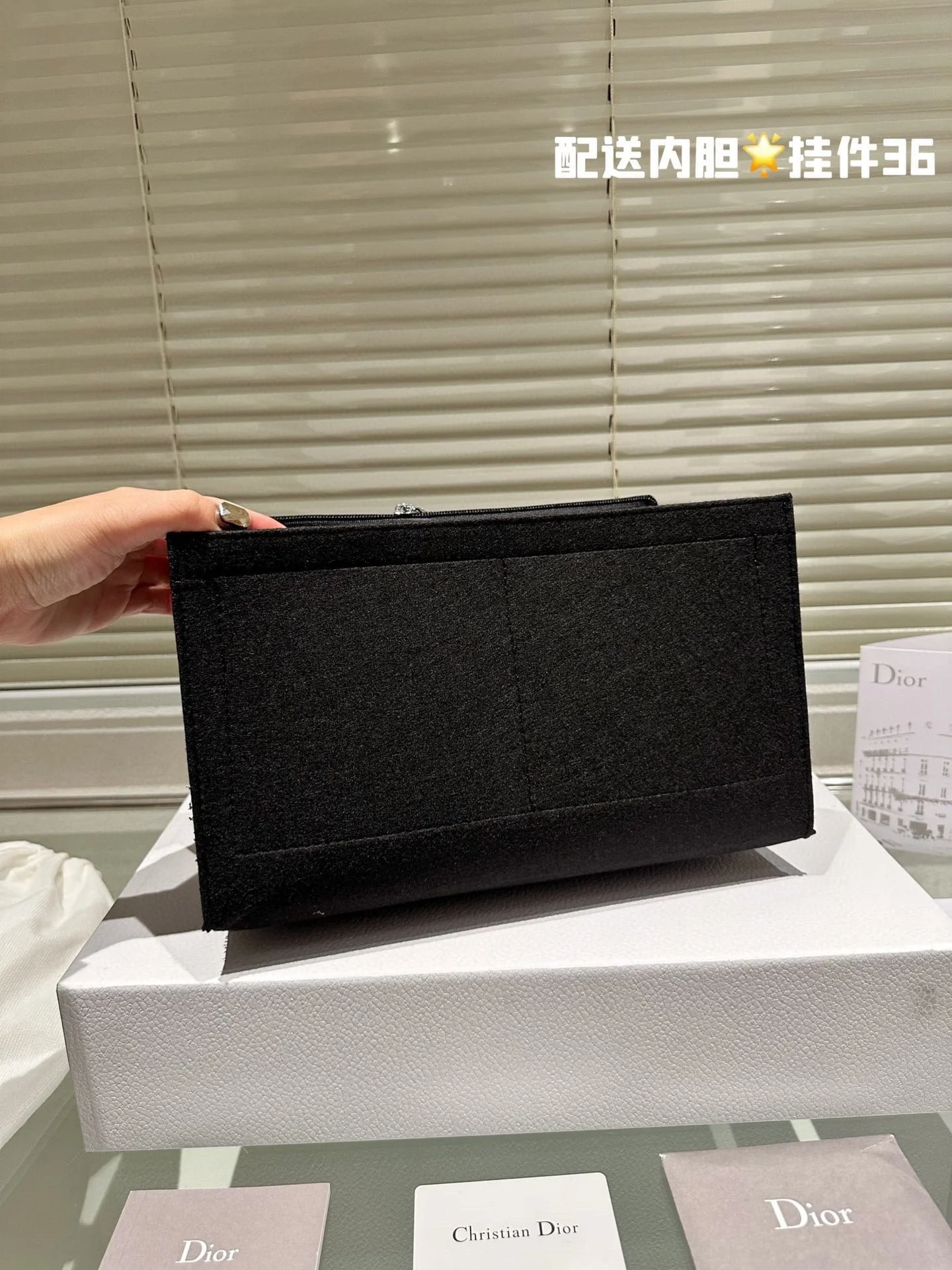 Dior 3D follower embossed jacquard book tote bag black size: 42cm /36cm /26cm - LITELUX