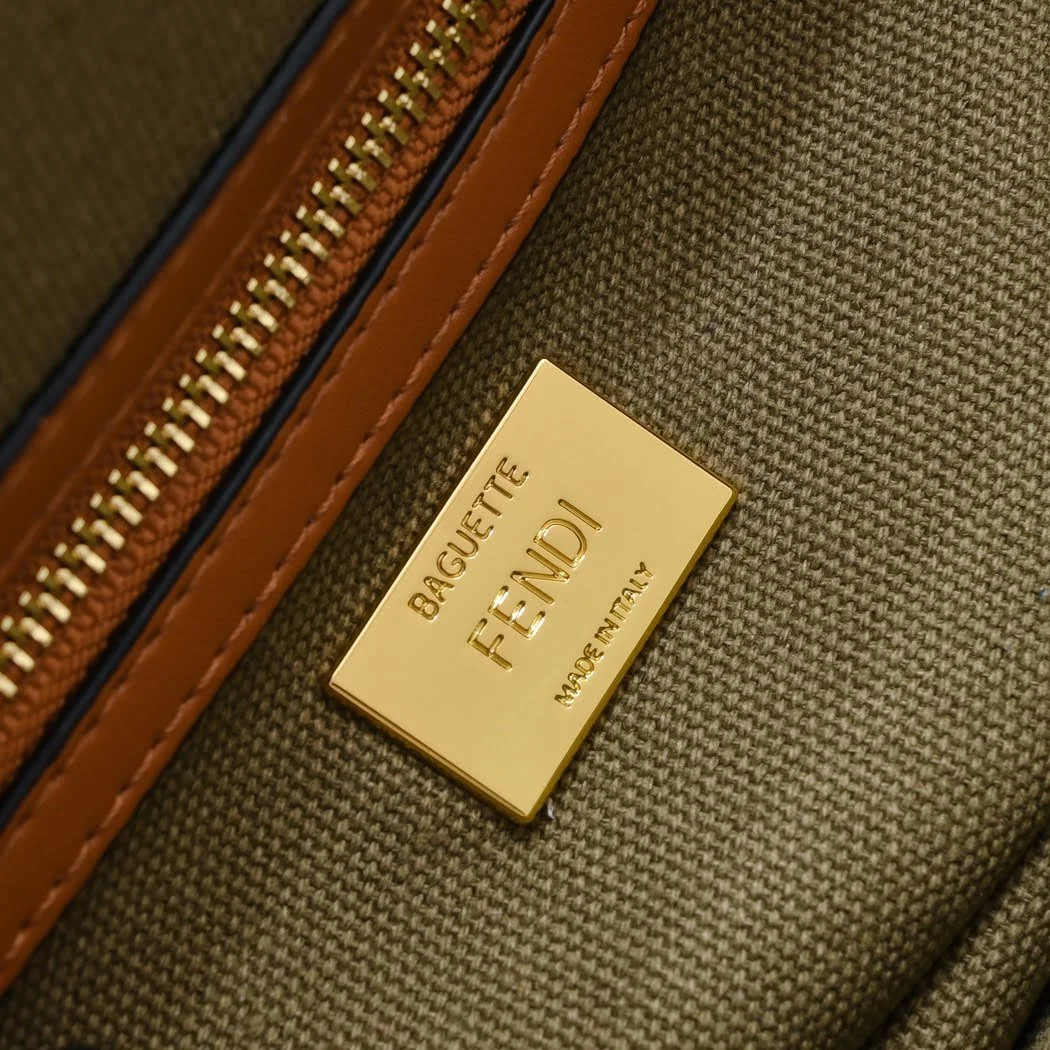 FENDI baguette bag F embroidery F2029 SIZE:26*5*15CM - LITELUX