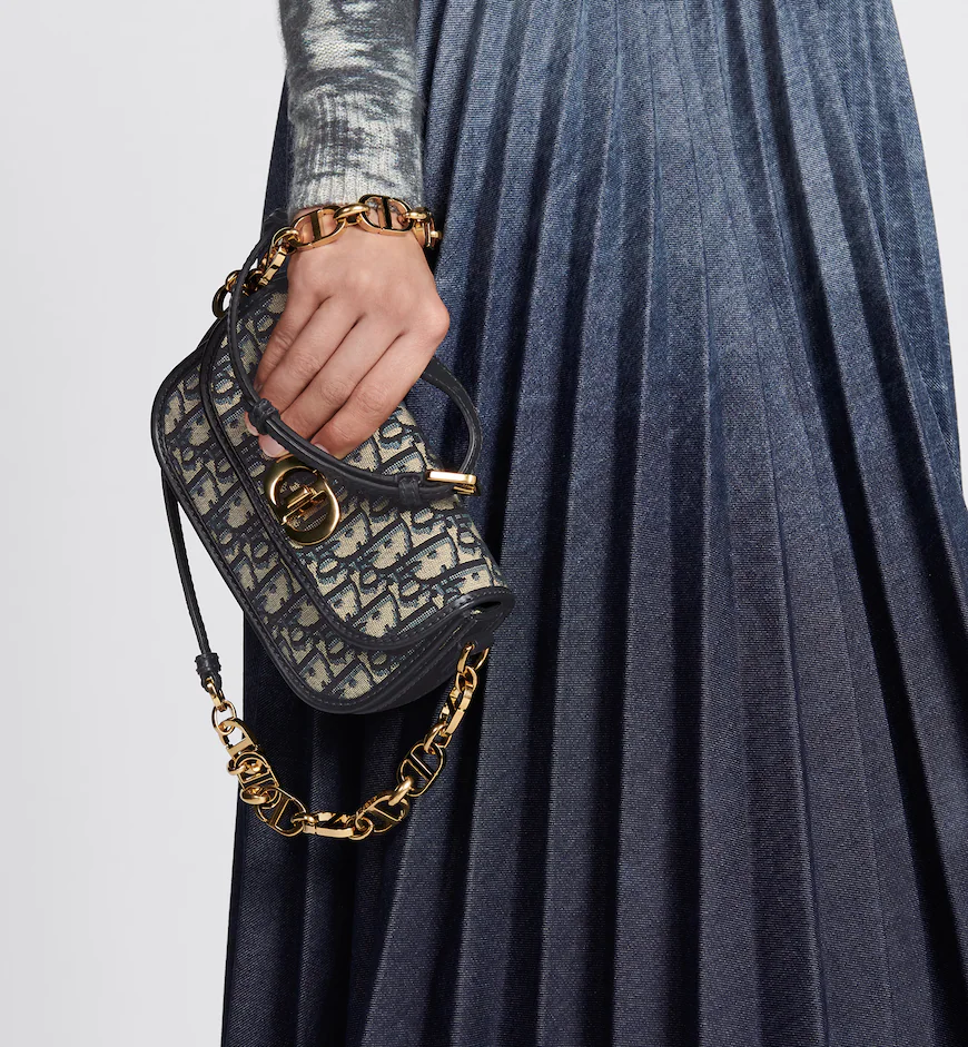 DIOR / SMALL 30 MONTAIGNE AVENUE BAG Blue Dior Oblique Jacquard  M9261UTZR_M928 - LITELUX