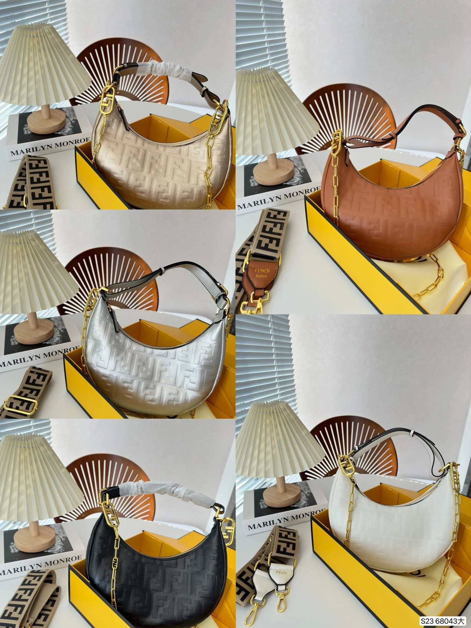 FENDI half moon bag Underarm bag size: 28*16cm - LITELUX