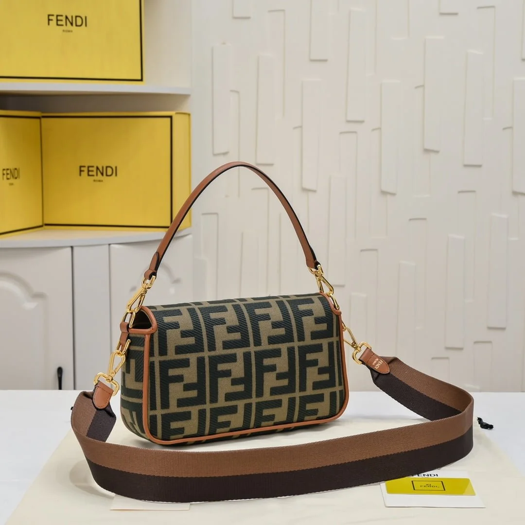 FENDI baguette bag F embroidery F2029 SIZE:26*5*15CM - LITELUX