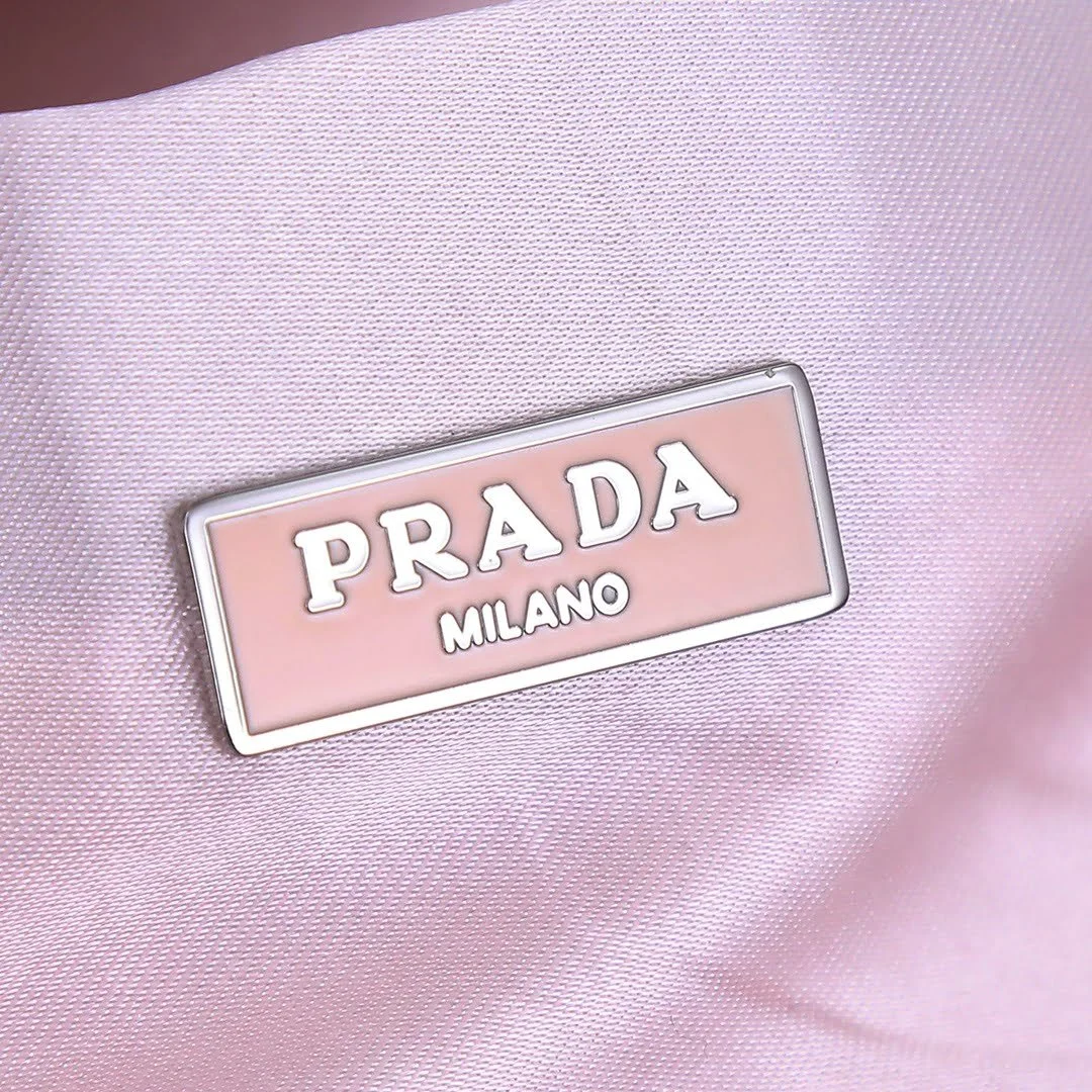Prada Ss21 Hobo BlingBling 8801 pink size: 22*18*5cm - LITELUX