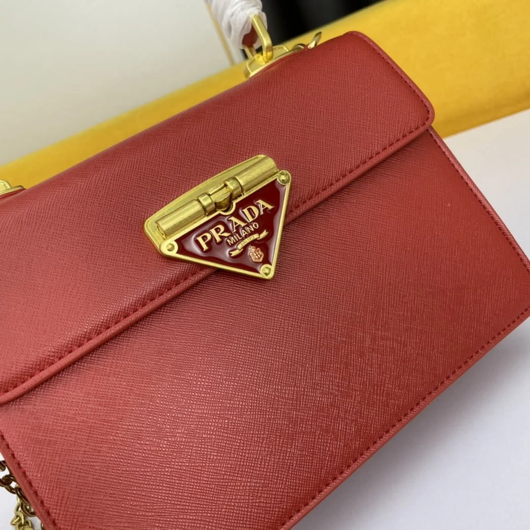 Prada organ bag red size: 20*15*5cm - LITELUX