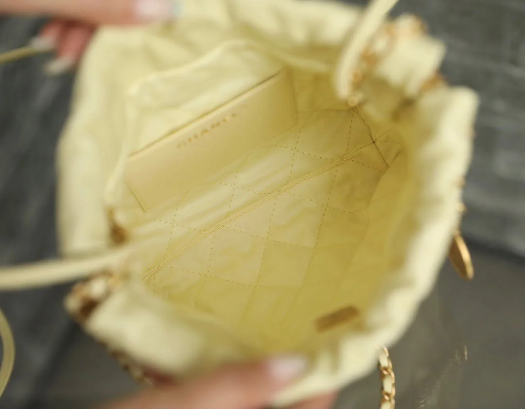 Chanel Mini 22Bag Bright face calfskin size: 19*20*6 cm - LITELUX