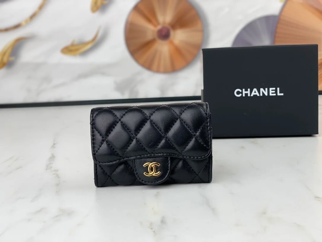 Chanel classic Card Bag & coin Wallet sheepskin AP0214 size:7.5 * 11.3 * 2.1 cm - LITELUX