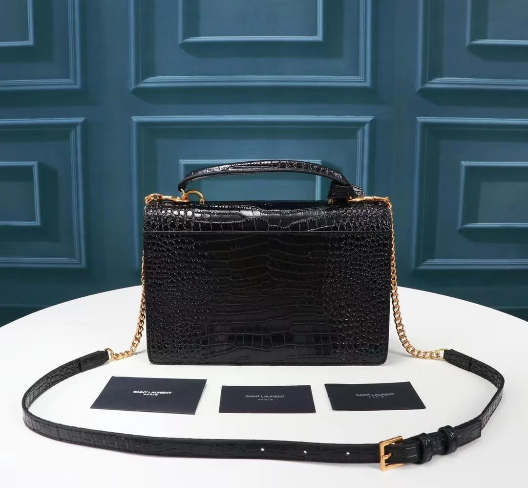 YSL Saint Laurent high-end leather Newmedium sunseto handbag crossbody bag [634723] - LITELUX