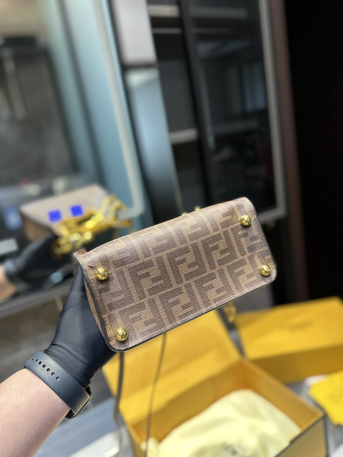 Fendi way Double F-buckle size: 20*9*17cm - LITELUX