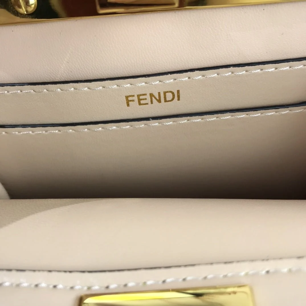 FENDI PeekaboolseeuPetite 0778 Yellow size: 20*15.5*11CM - LITELUX