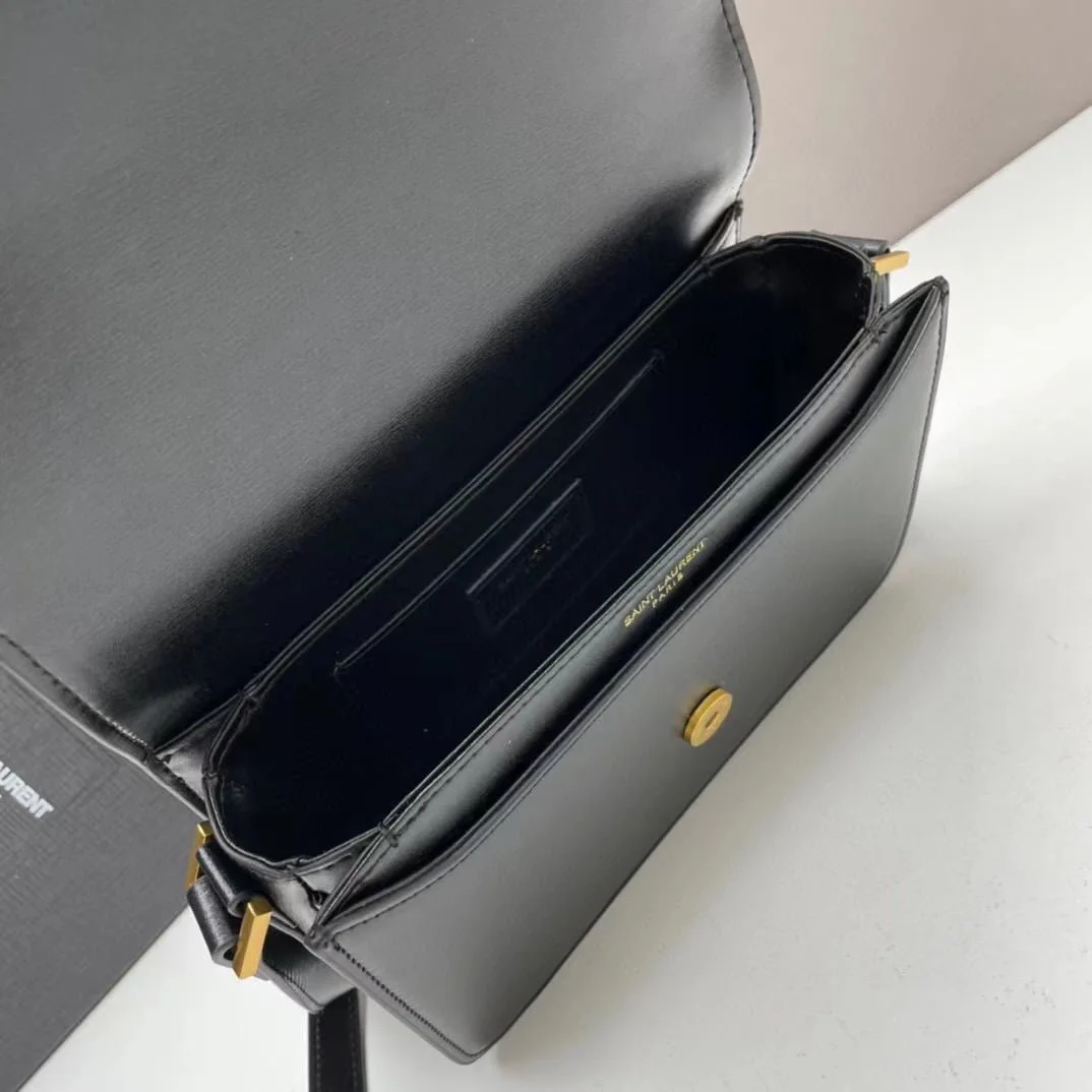 YSL solferino box cowhide shoulder bag size: 23*16*7.5cm - LITELUX