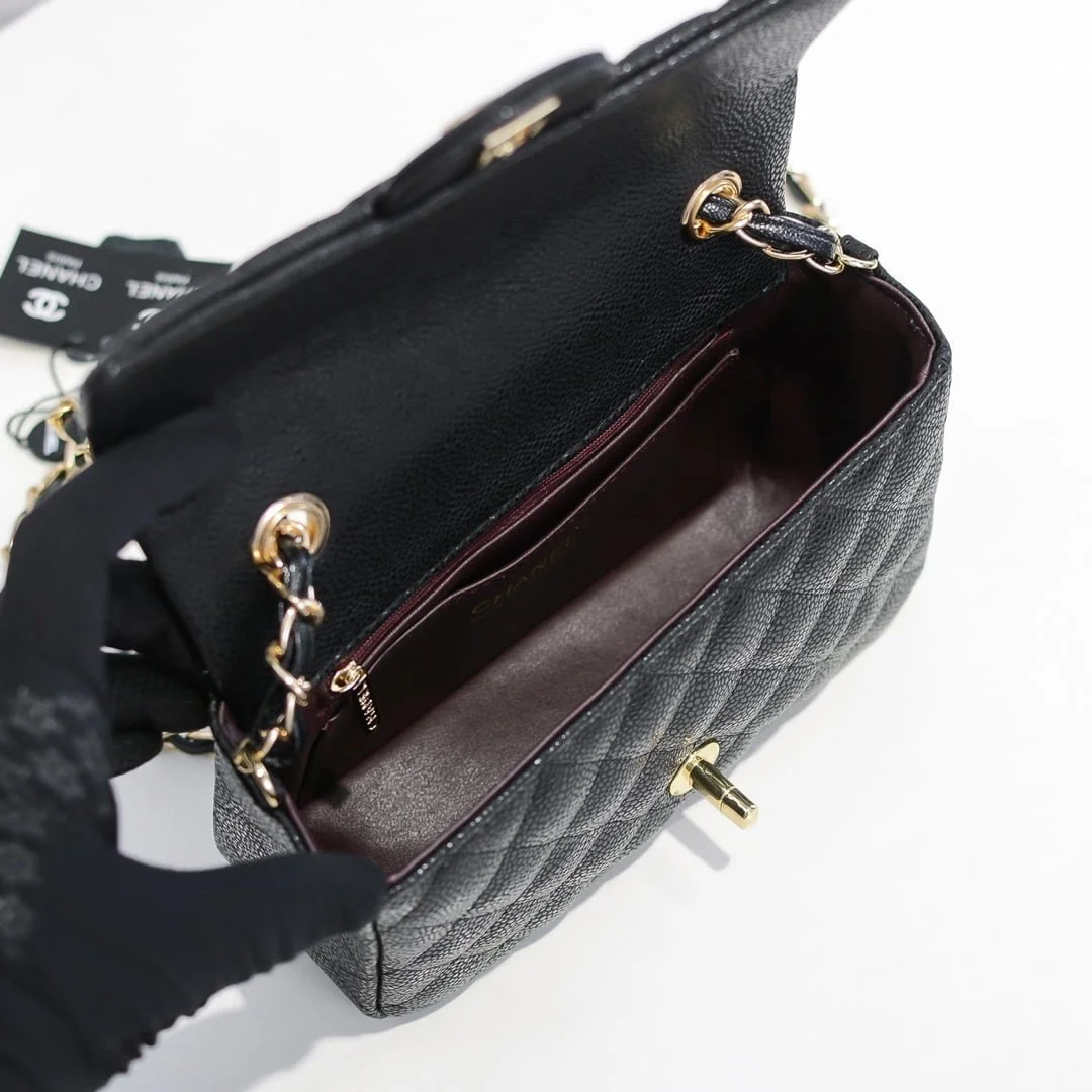 Chanel Cowhide with caviar with gold hardware 1116 size: 20*14*7cm/25.5*16*6.5cm/30*18*8cm - LITELUX